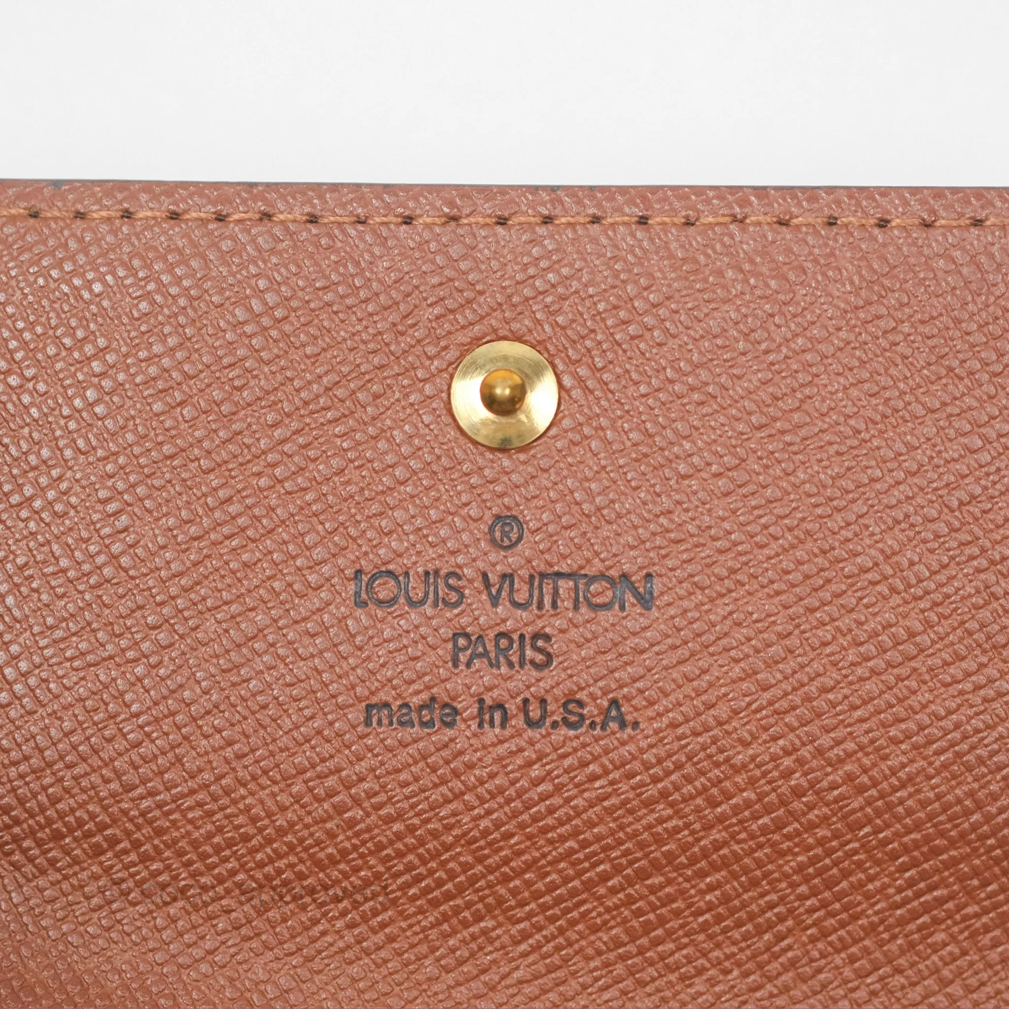 Louis Vuitton Short Wallet Monogram Canvas