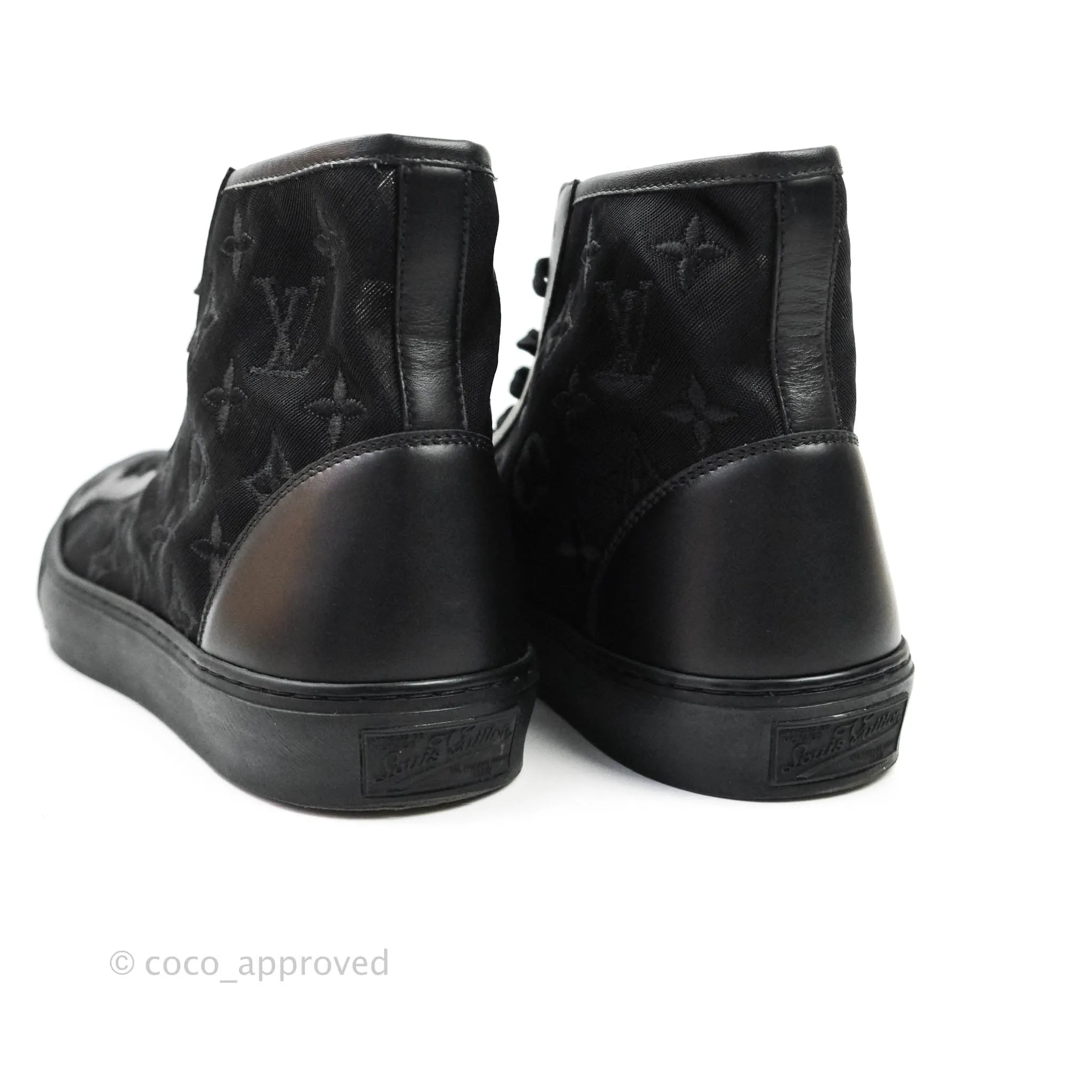 Louis Vuitton Stellar Boot Sneakers Black Size 42