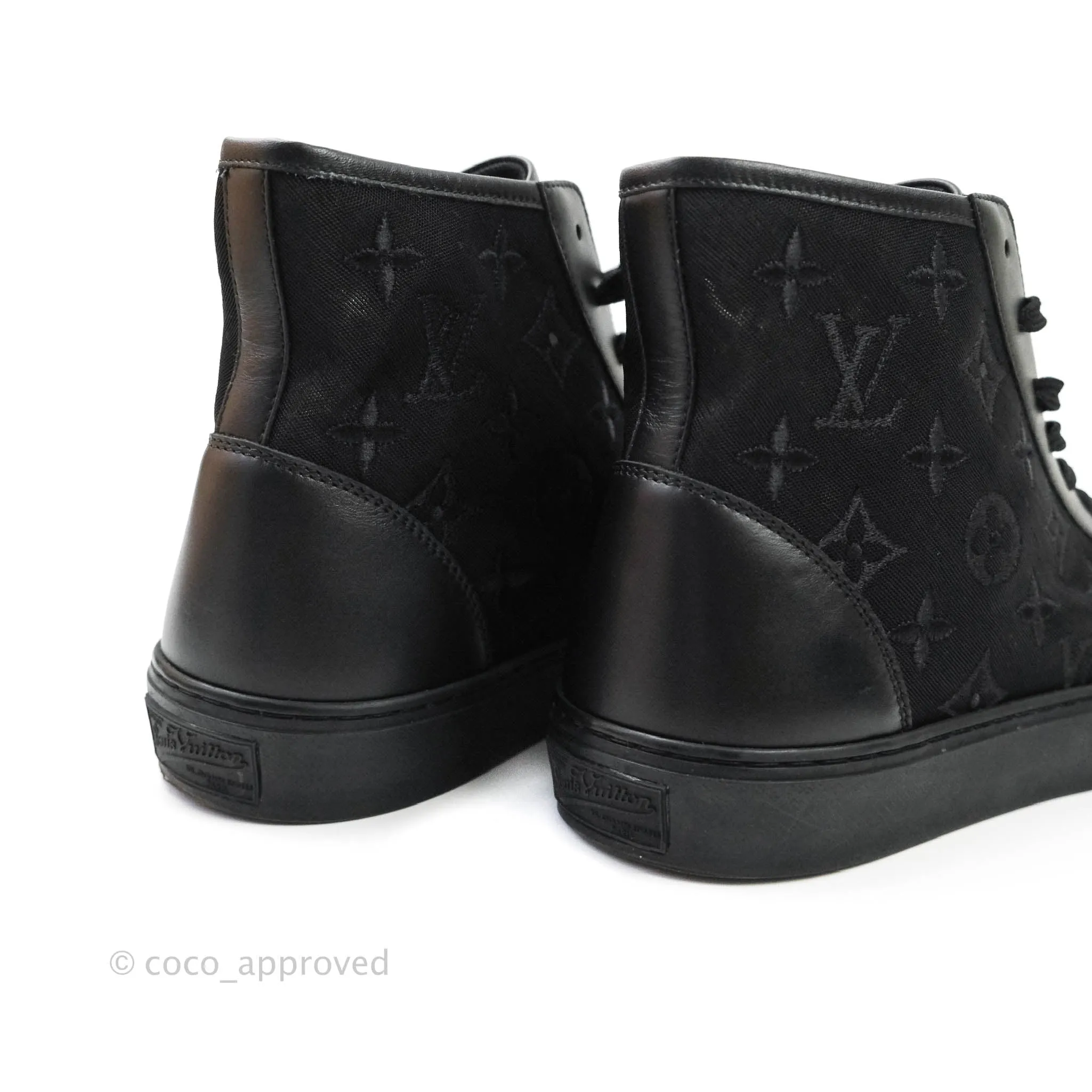 Louis Vuitton Stellar Boot Sneakers Black Size 42