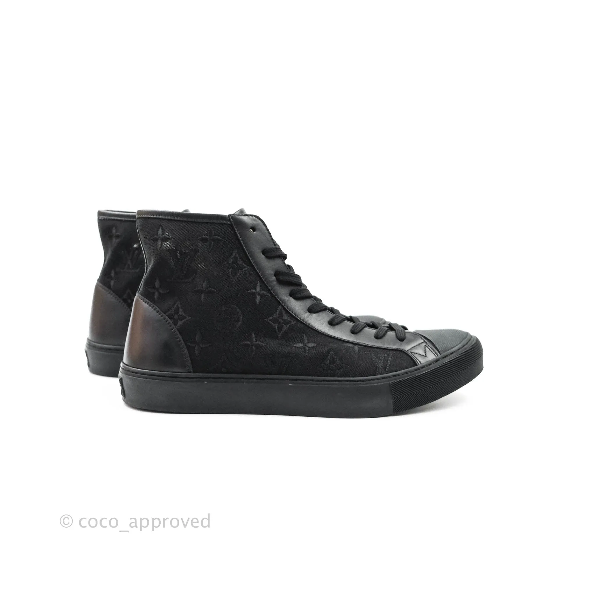 Louis Vuitton Stellar Boot Sneakers Black Size 42