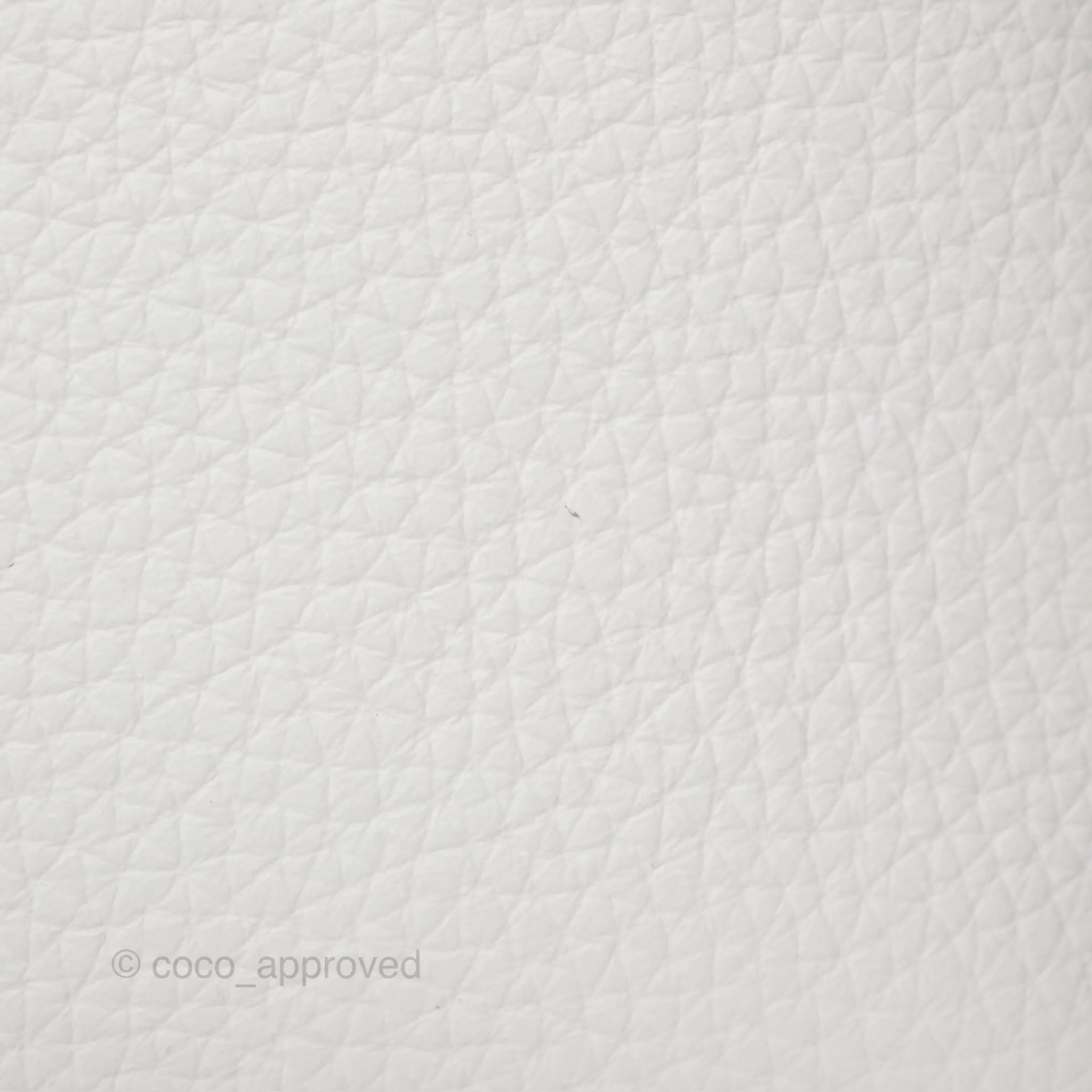 Louis Vuitton Taurillon Capucines BB Snow