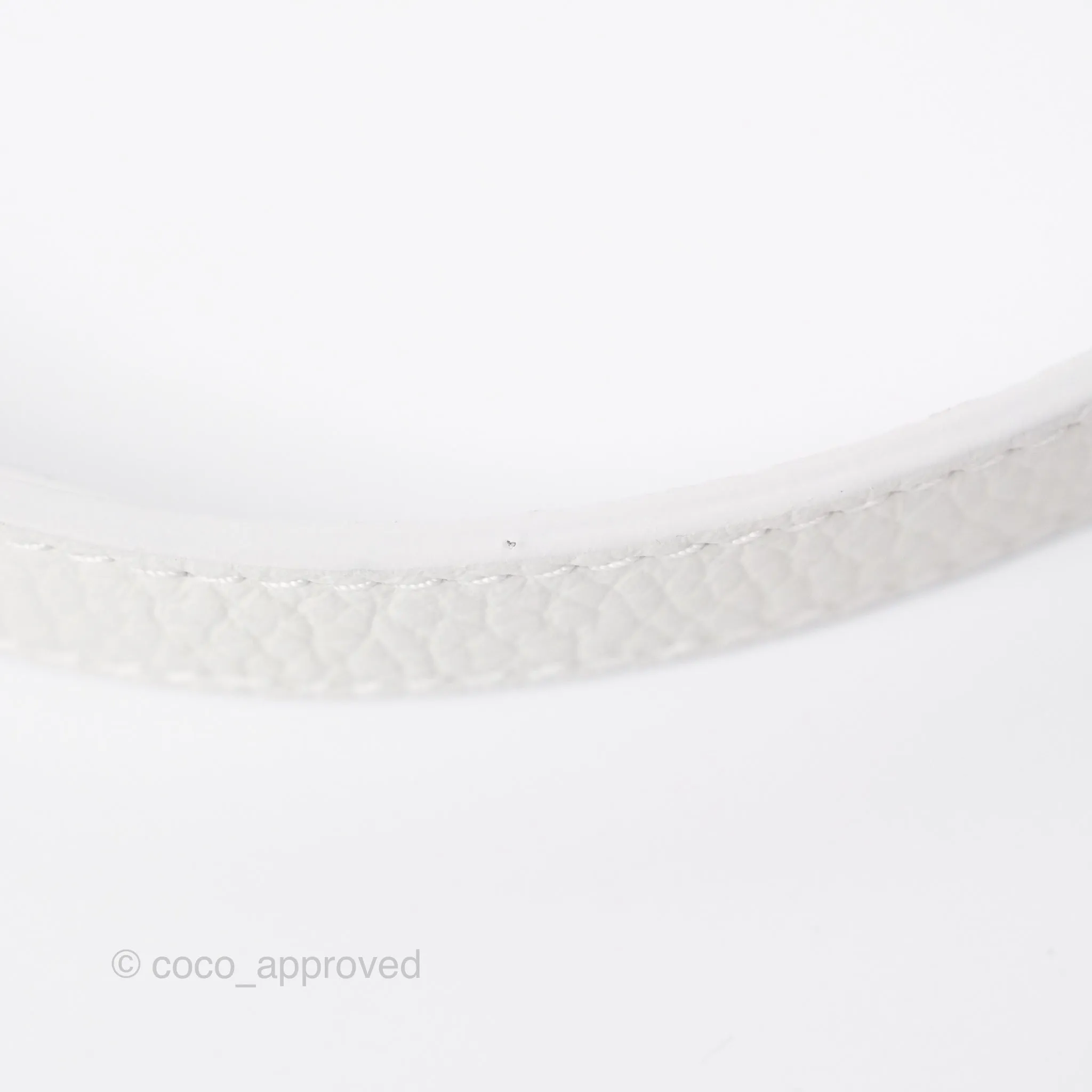 Louis Vuitton Taurillon Capucines BB Snow