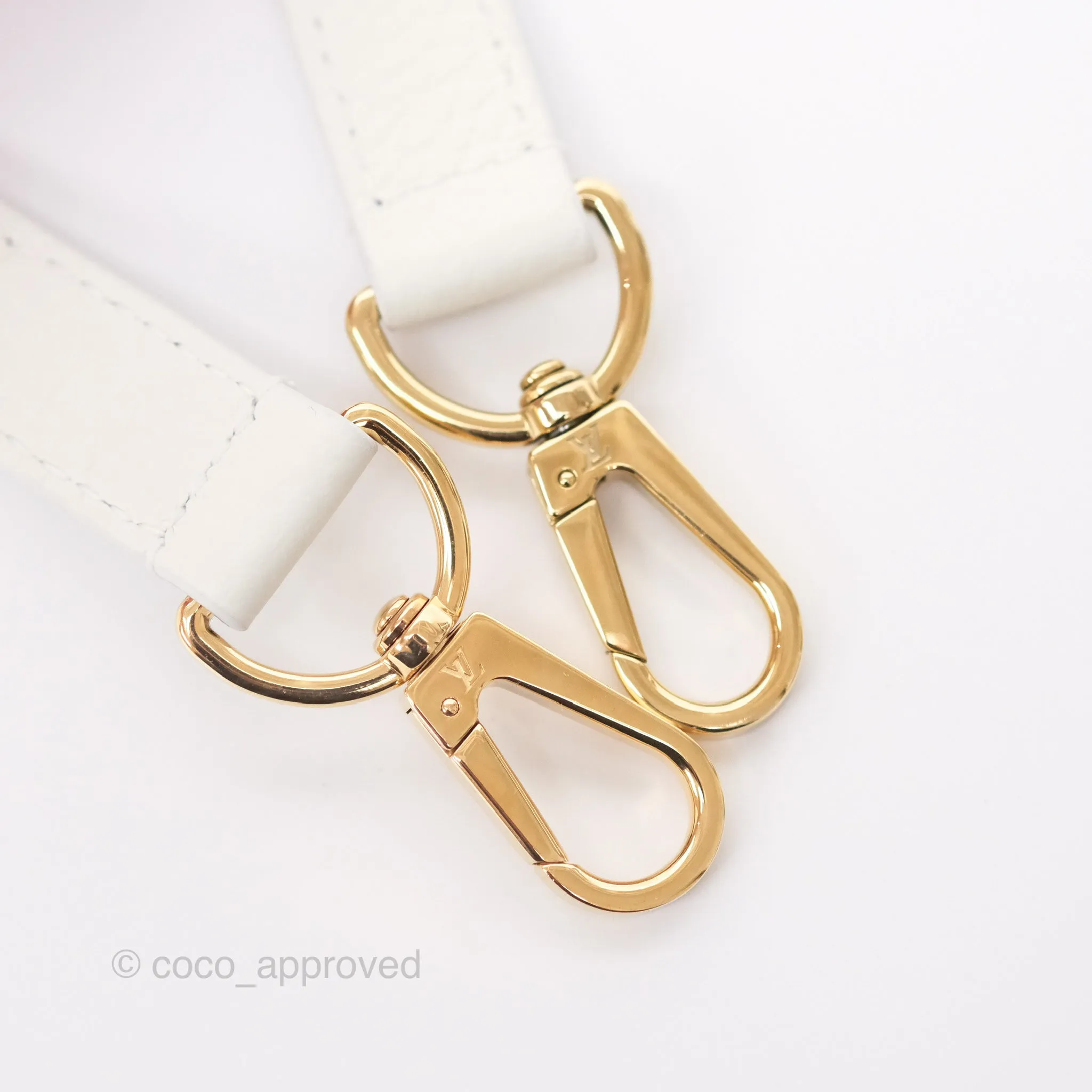 Louis Vuitton Taurillon Capucines BB Snow
