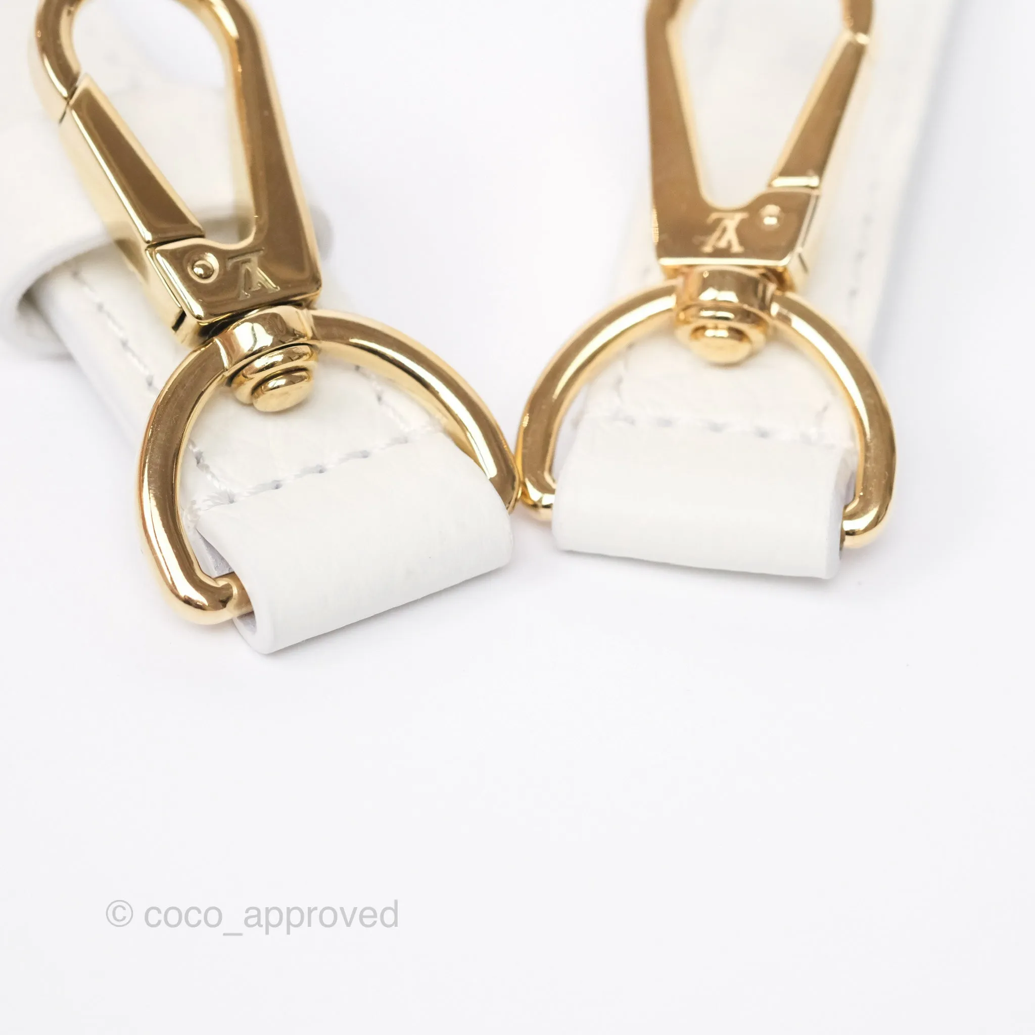 Louis Vuitton Taurillon Capucines BB Snow