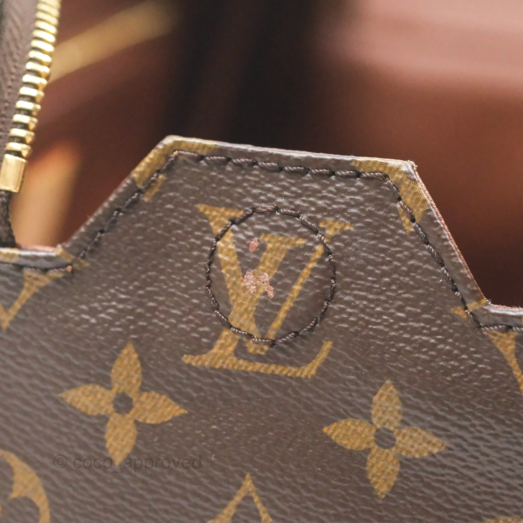 Louis Vuitton Toilet Dopp Pouch Monogram Canvas