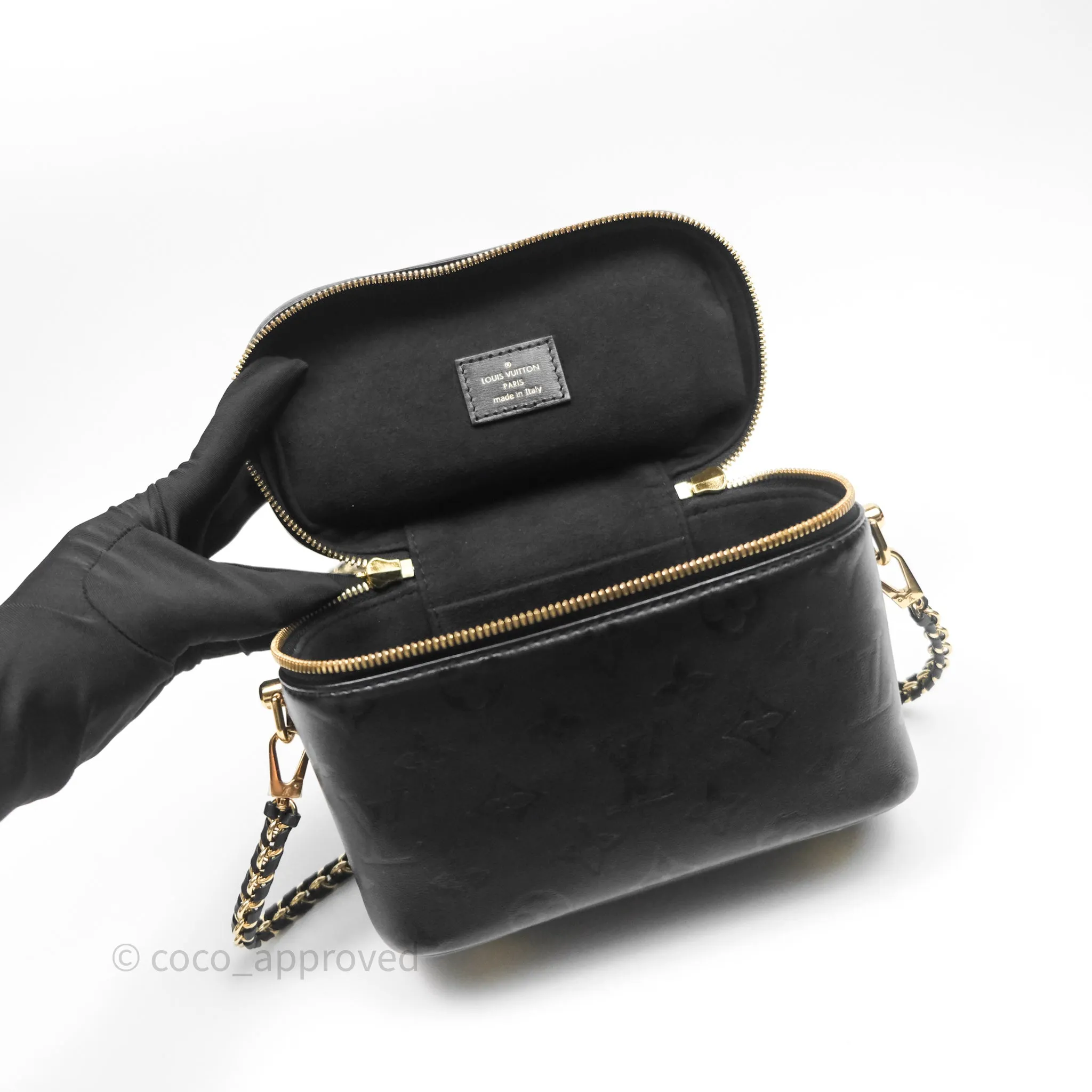 Louis Vuitton Vanity PM Monogram Ink Black