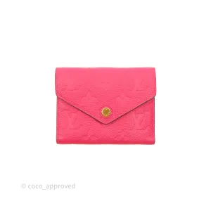 Louis Vuitton Victorine Wallet Freesia Monogram Empreinte