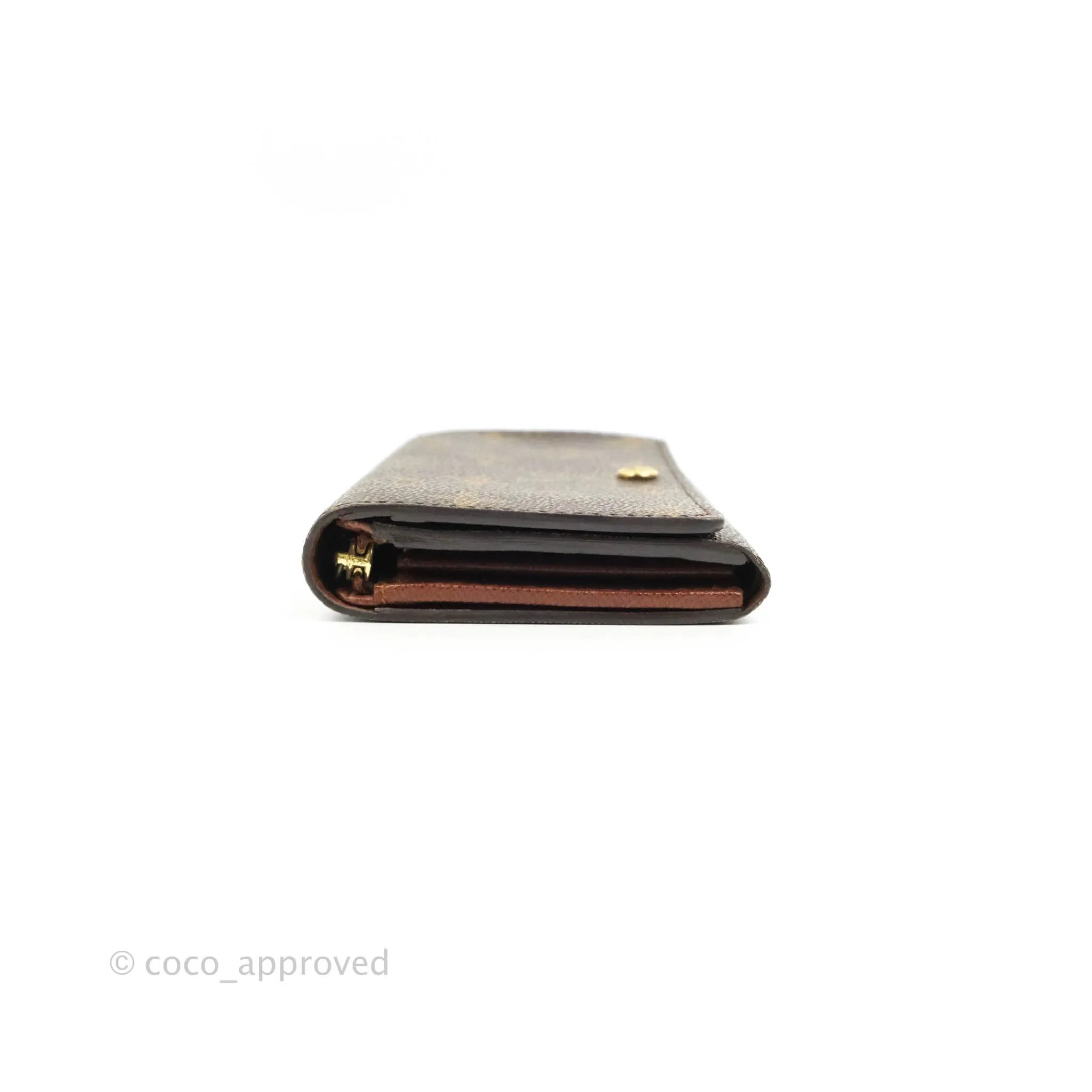 Louis Vuitton Vintage Monogram Canvas Wallet Brown