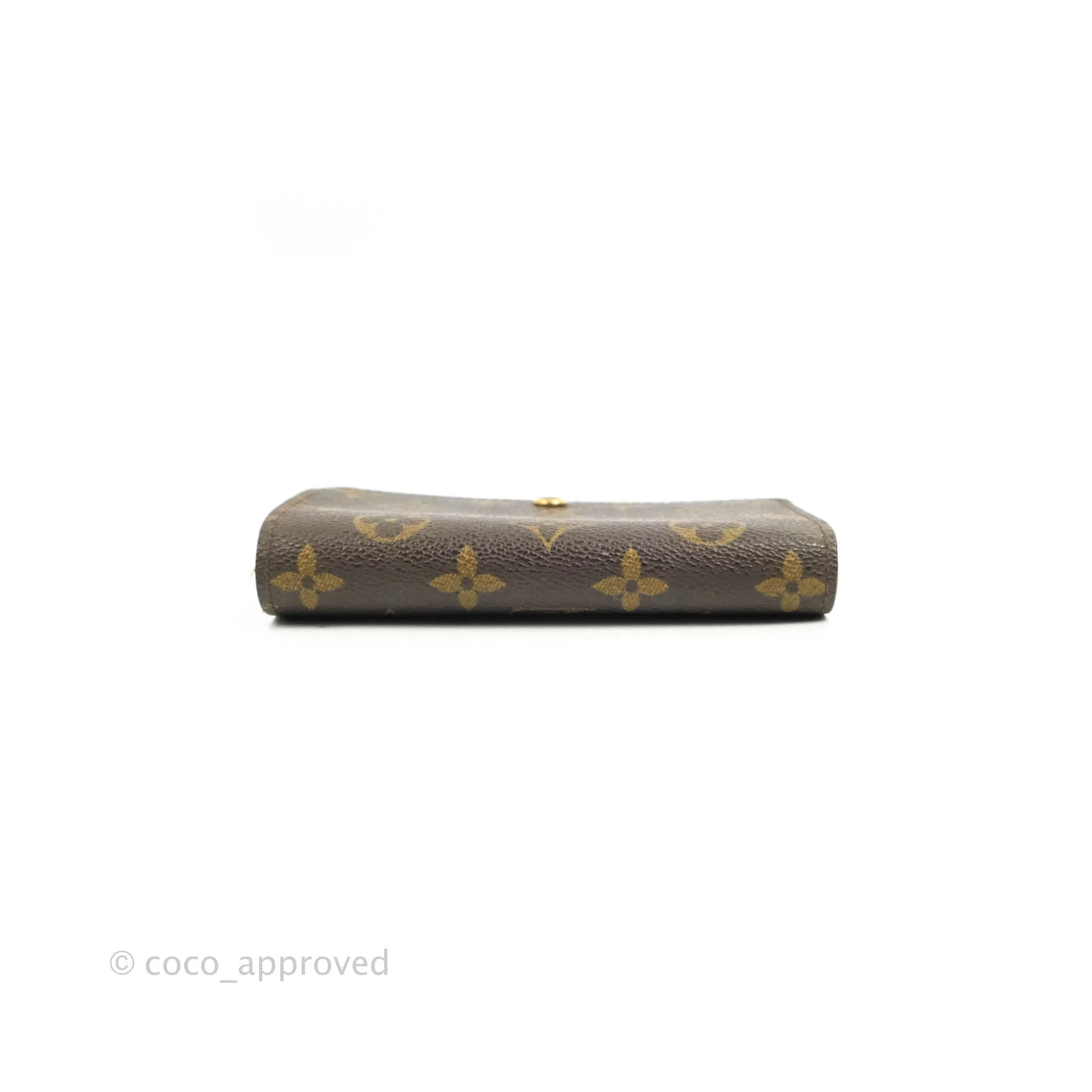 Louis Vuitton Vintage Monogram Canvas Wallet Brown