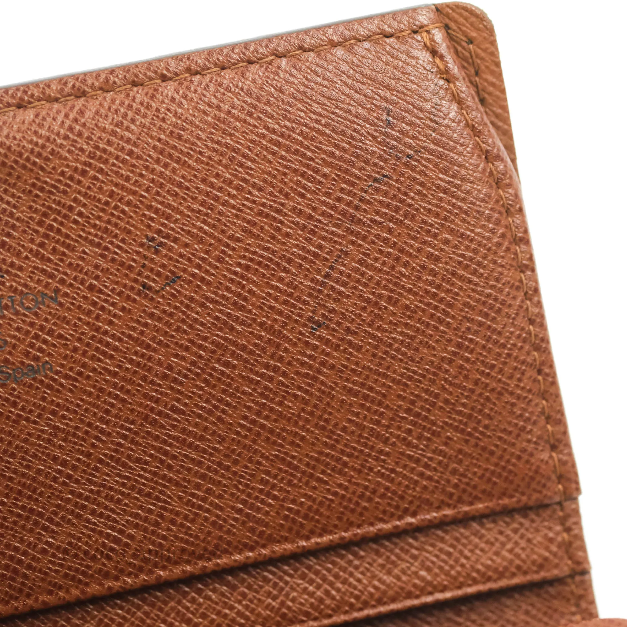 Louis Vuitton Vintage Monogram Canvas Wallet Brown
