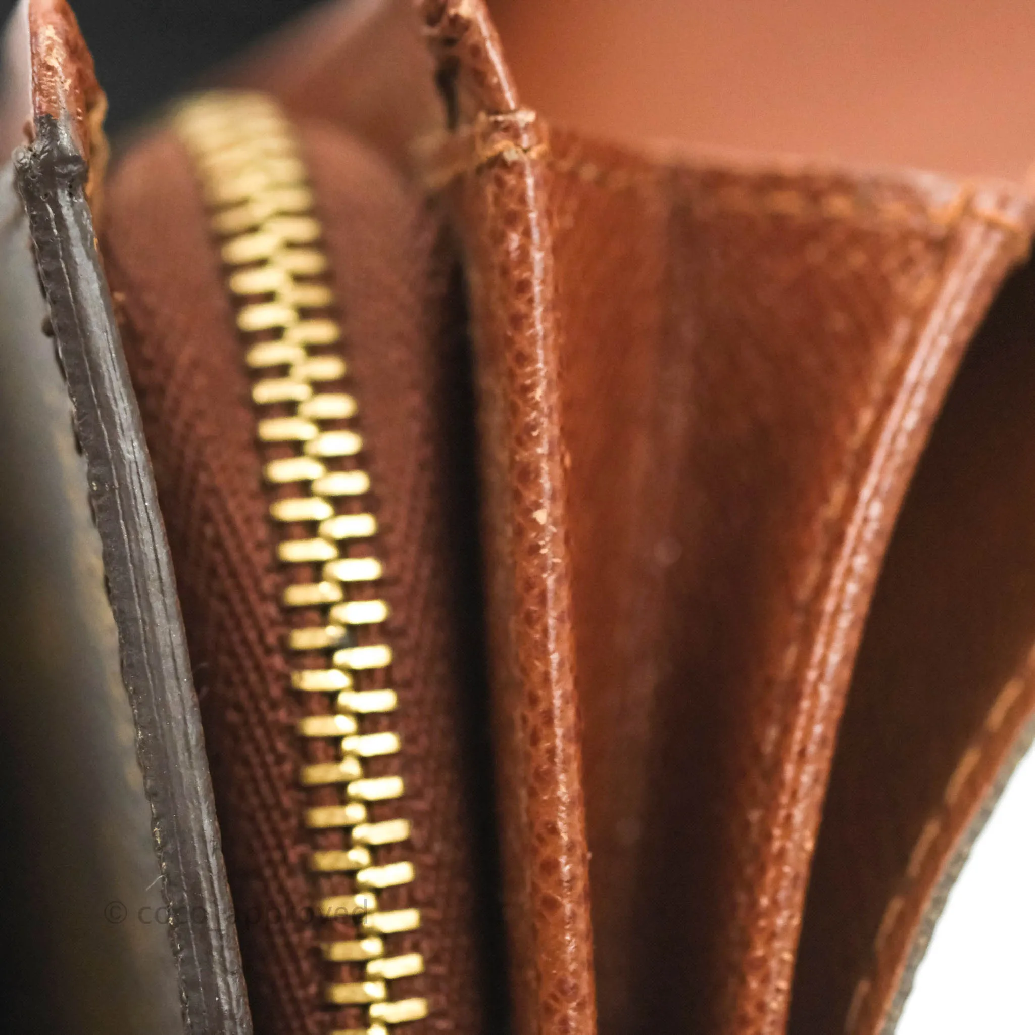 Louis Vuitton Vintage Monogram Canvas Wallet Brown