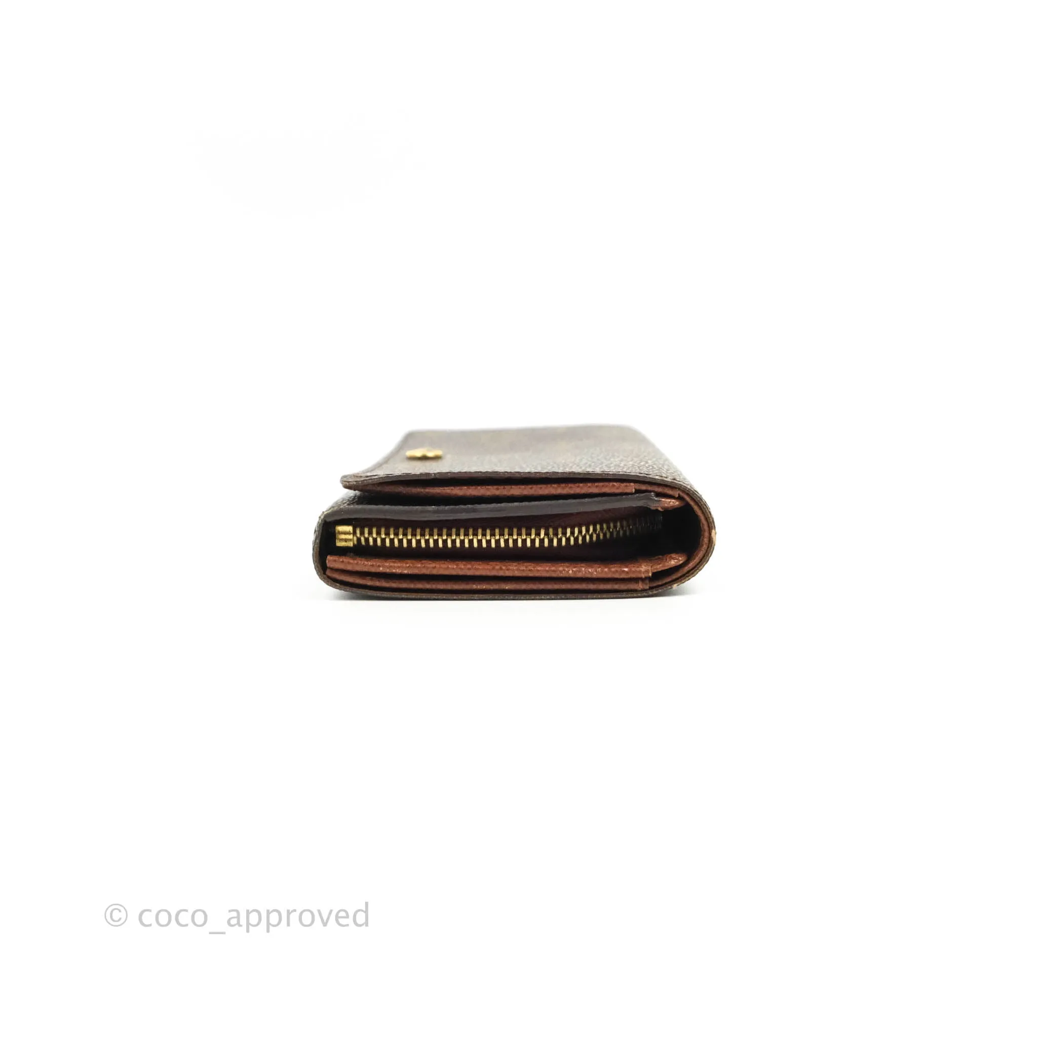 Louis Vuitton Vintage Monogram Canvas Wallet Brown