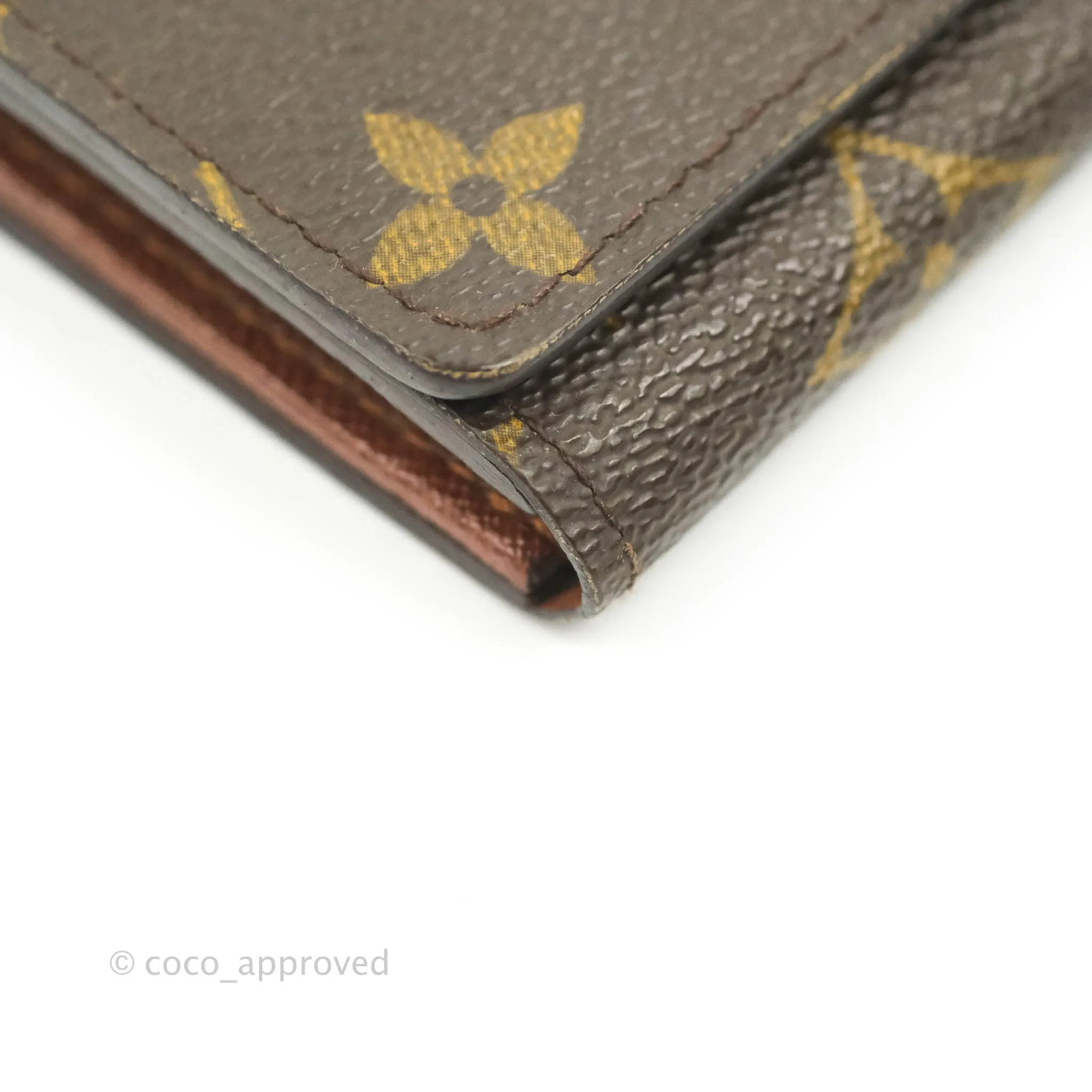 Louis Vuitton Vintage Monogram Canvas Wallet Brown