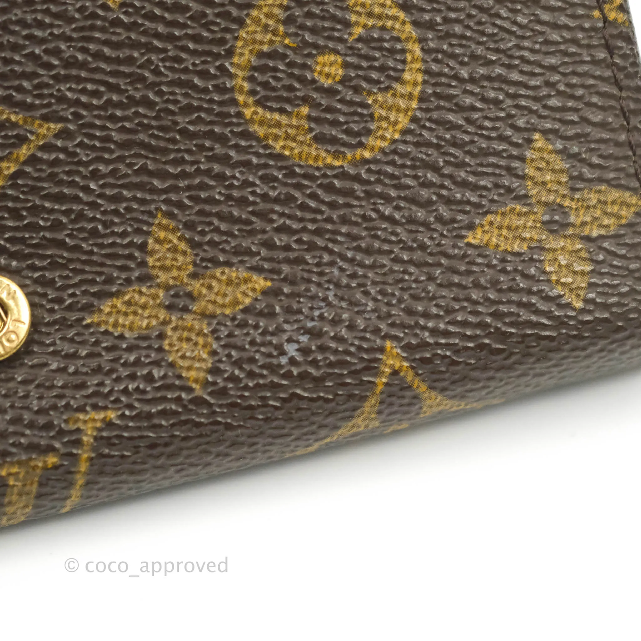 Louis Vuitton Vintage Monogram Canvas Wallet Brown