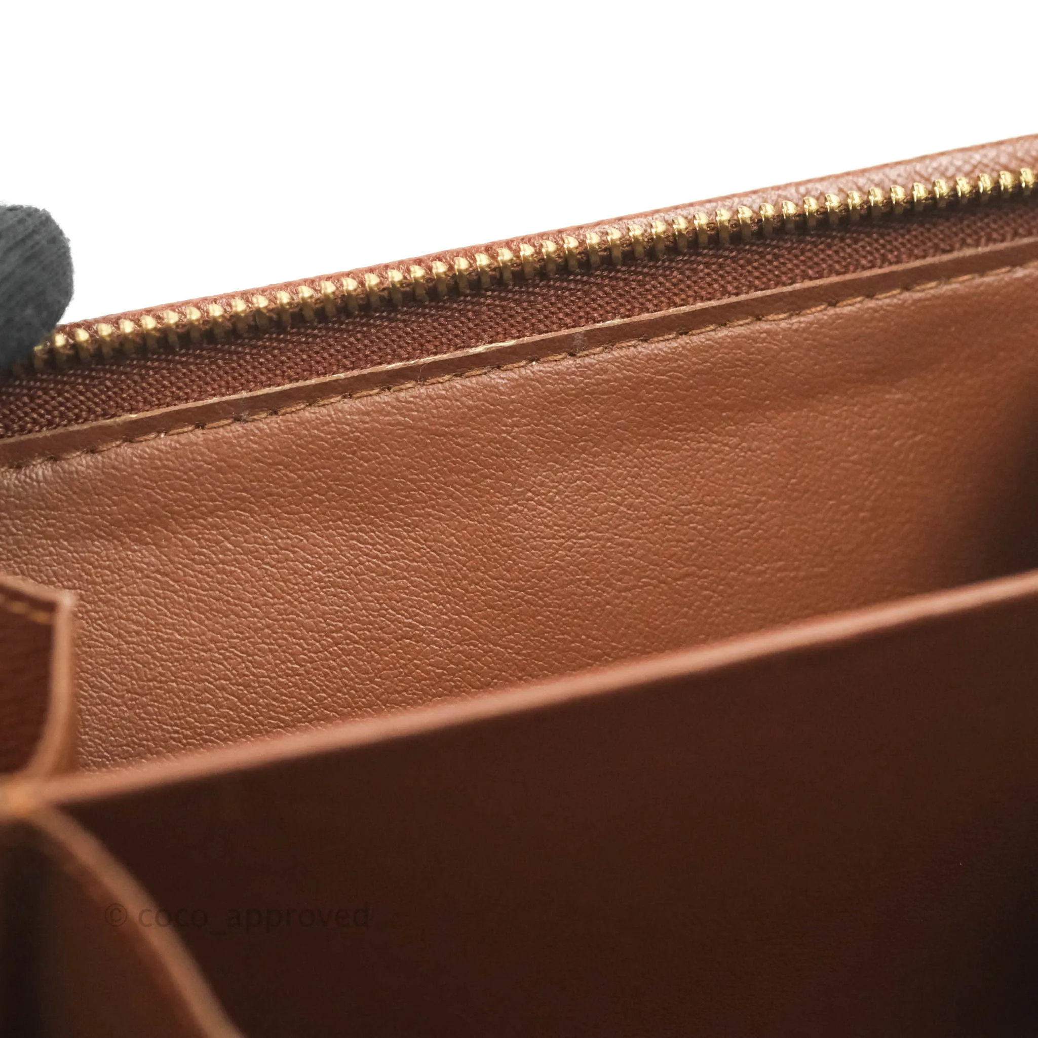 Louis Vuitton Vintage Monogram Canvas Wallet Brown