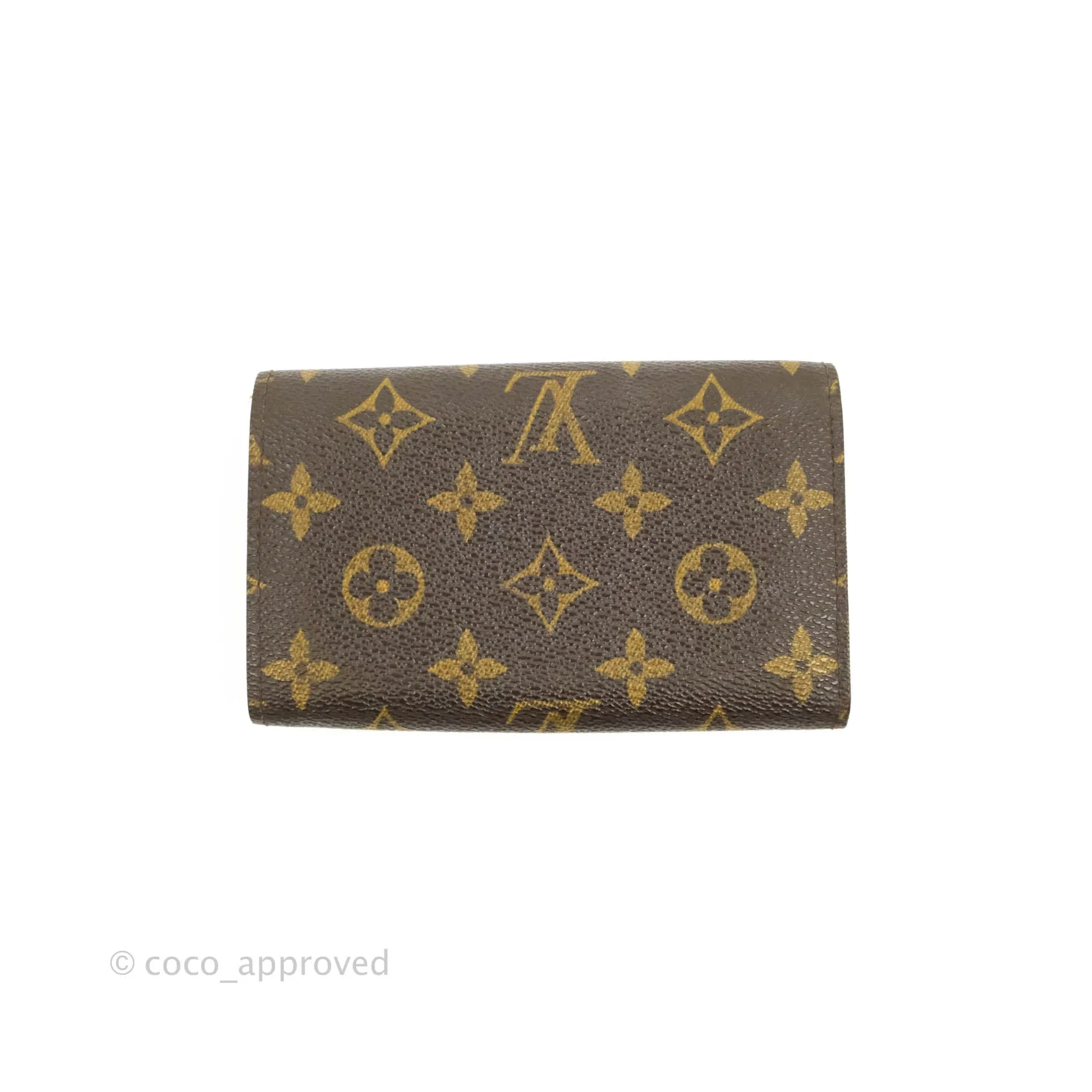 Louis Vuitton Vintage Monogram Canvas Wallet Brown
