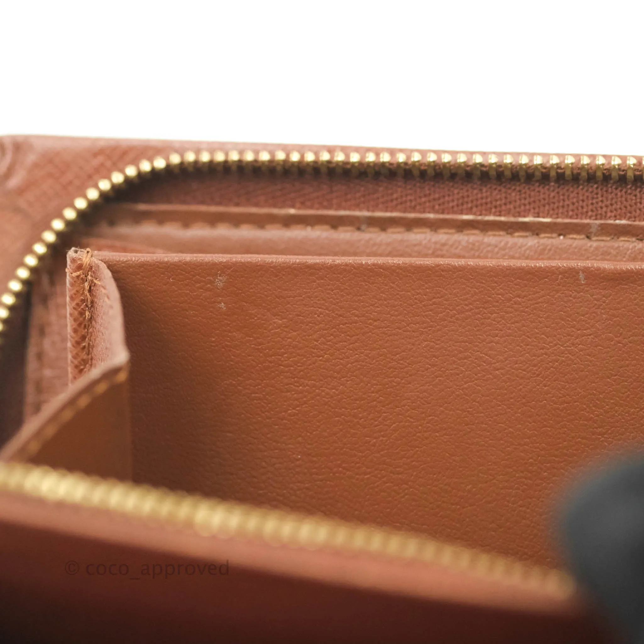 Louis Vuitton Vintage Monogram Canvas Wallet Brown