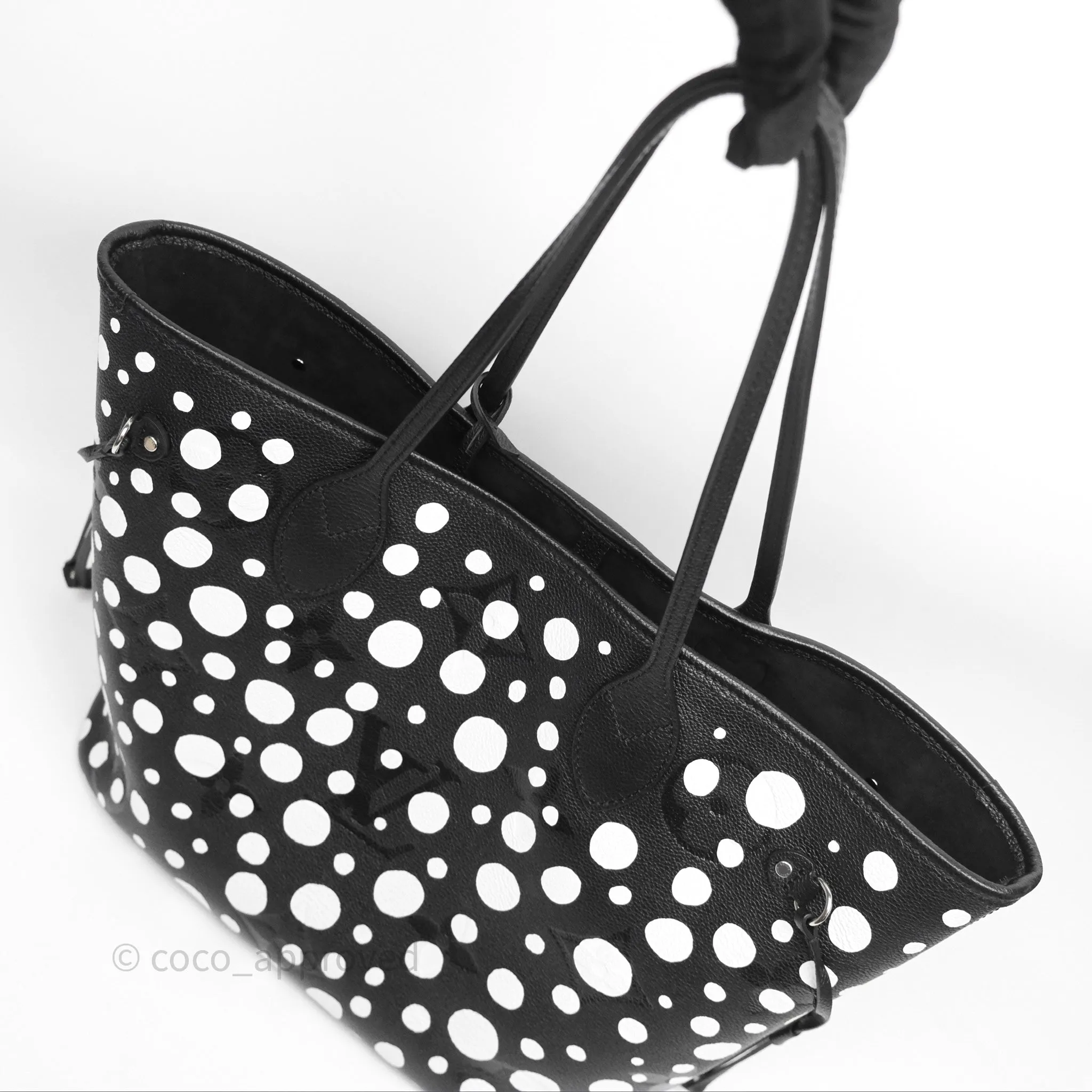 Louis Vuitton x Yayoi Kusama Neverfull MM Black/White