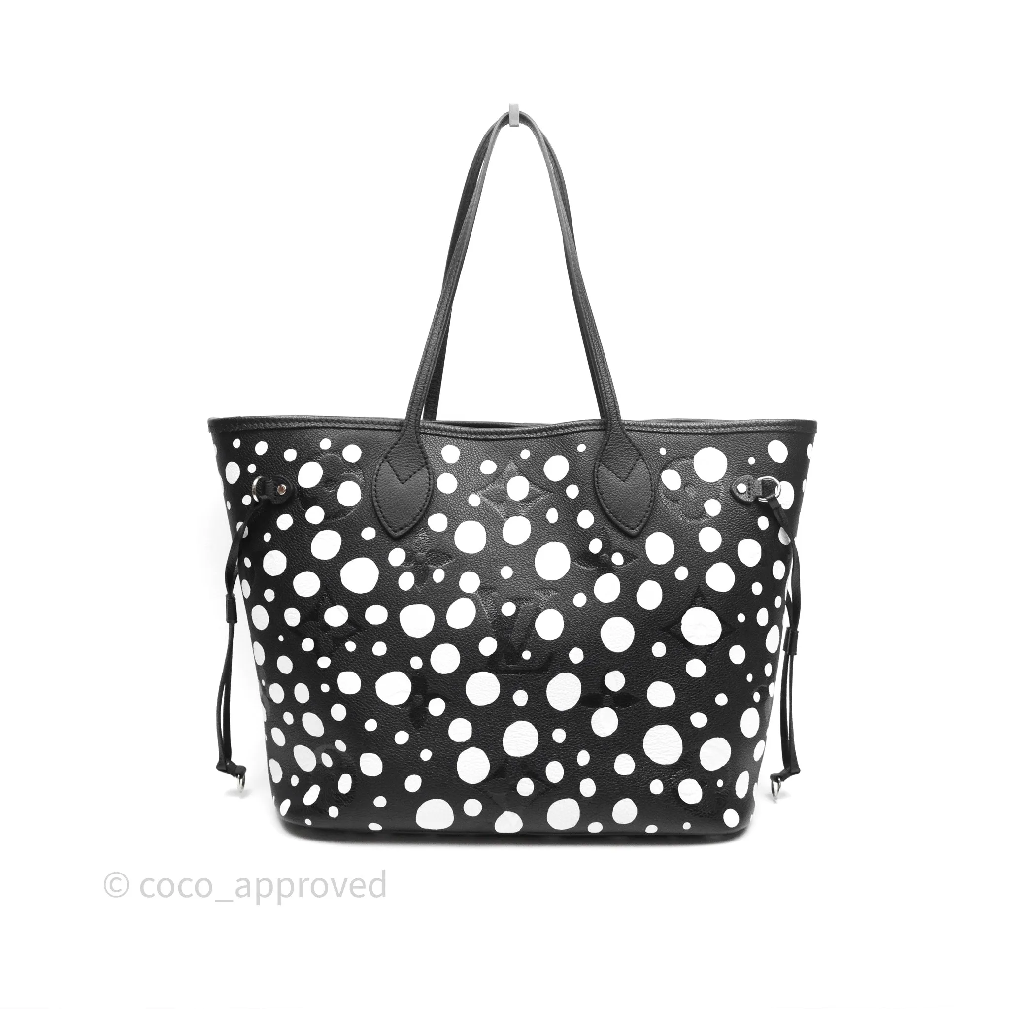 Louis Vuitton x Yayoi Kusama Neverfull MM Black/White