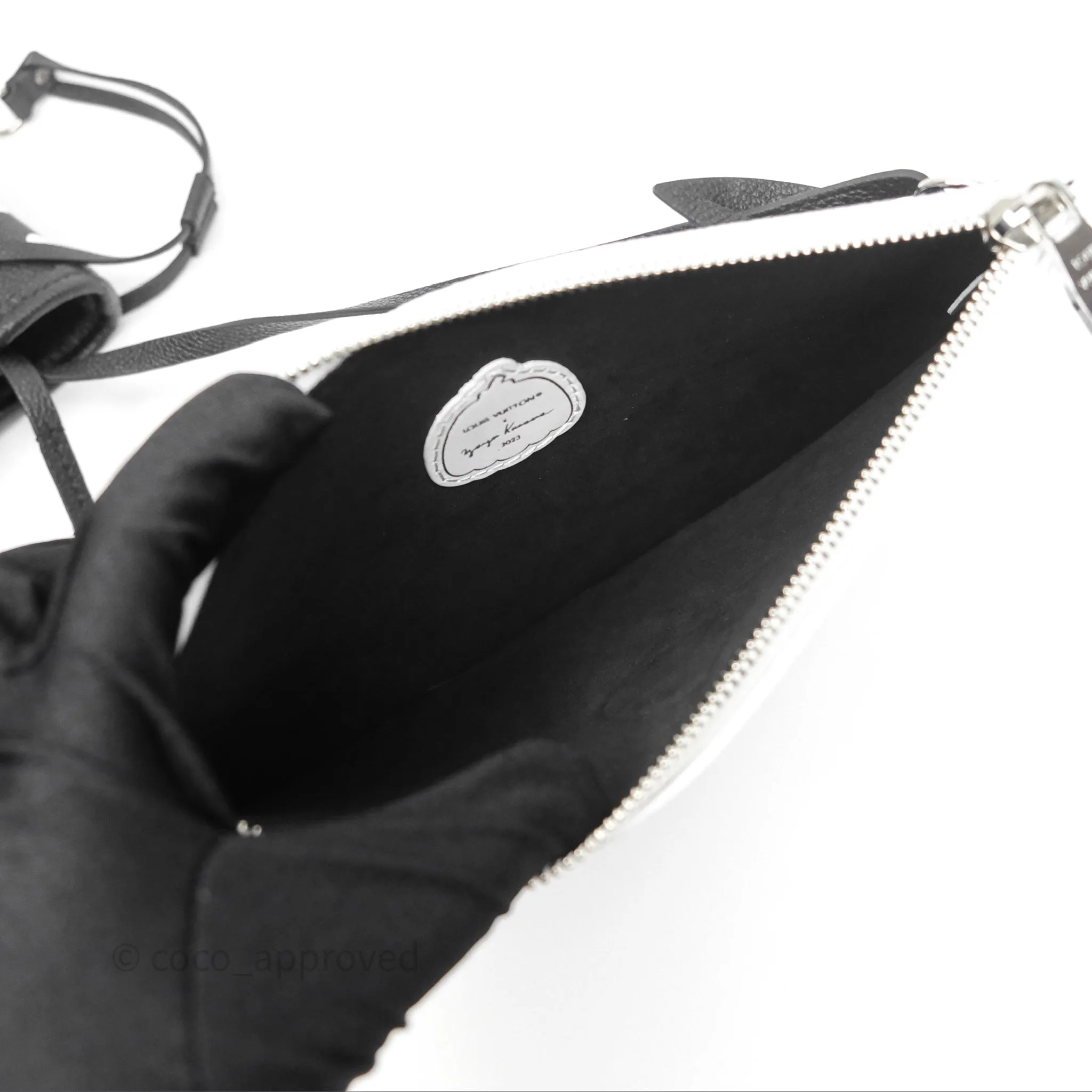 Louis Vuitton x Yayoi Kusama Neverfull MM Black/White