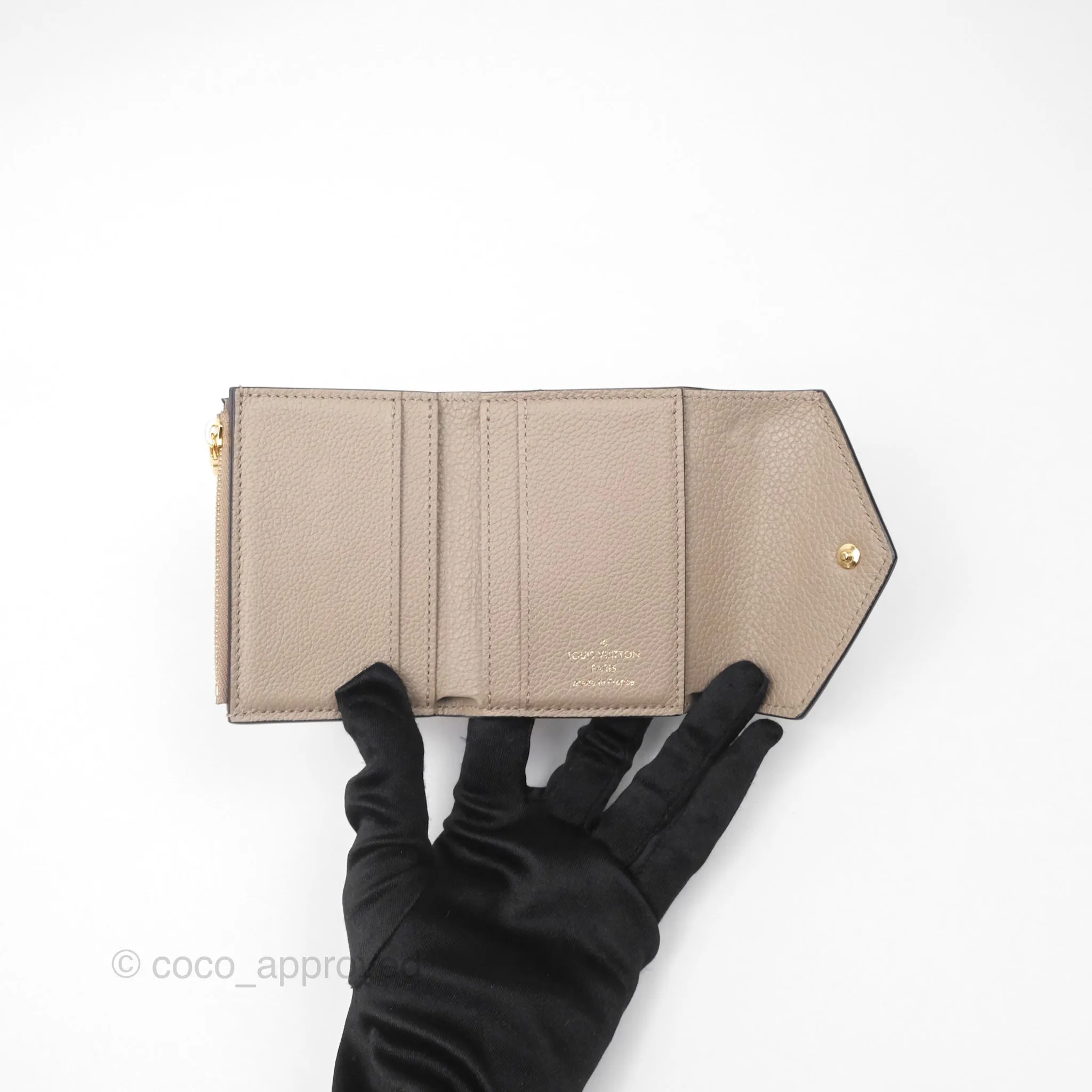 Louis Vuitton Zo Wallet Monogram Empreinte Leather Turtledove