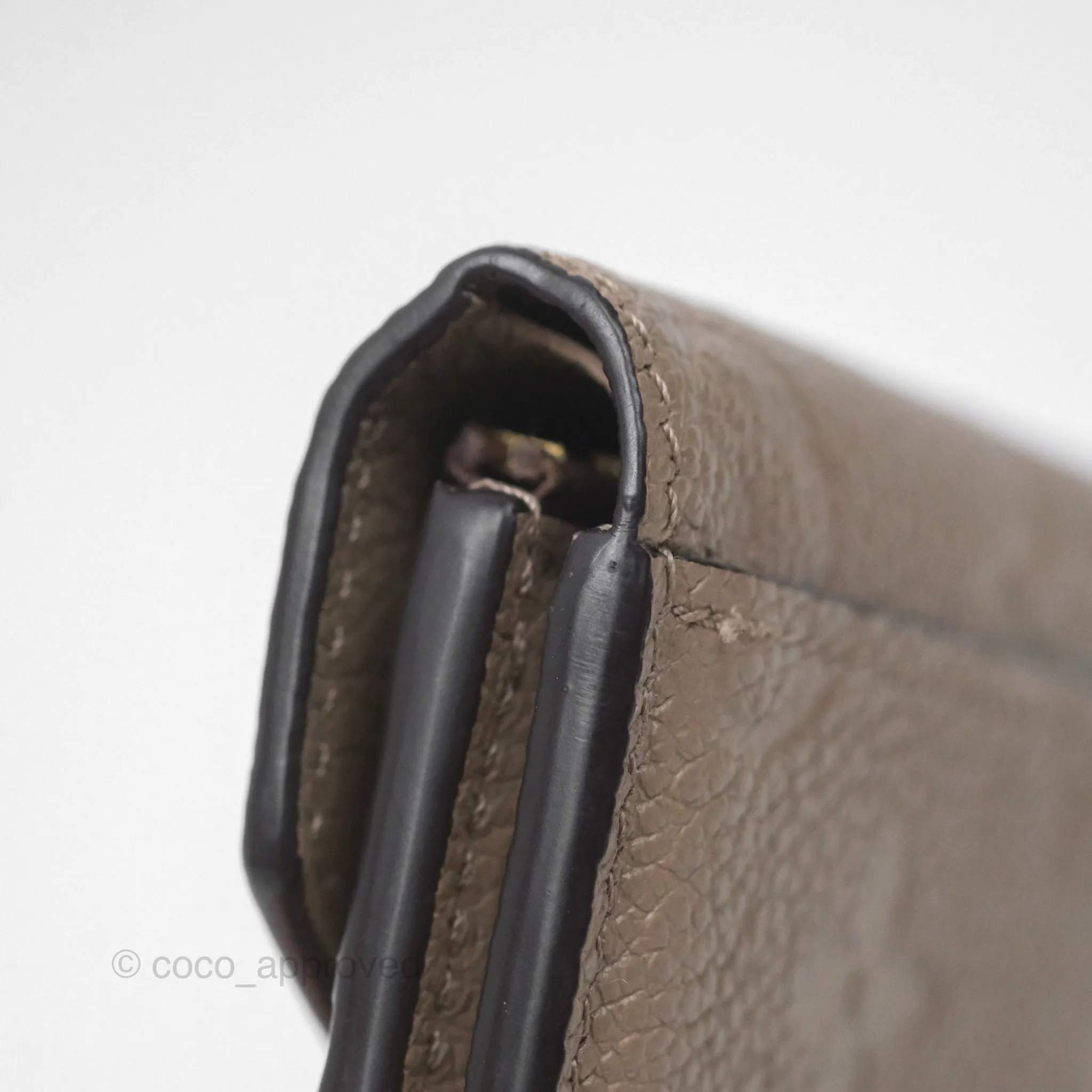Louis Vuitton Zo Wallet Monogram Empreinte Leather Turtledove