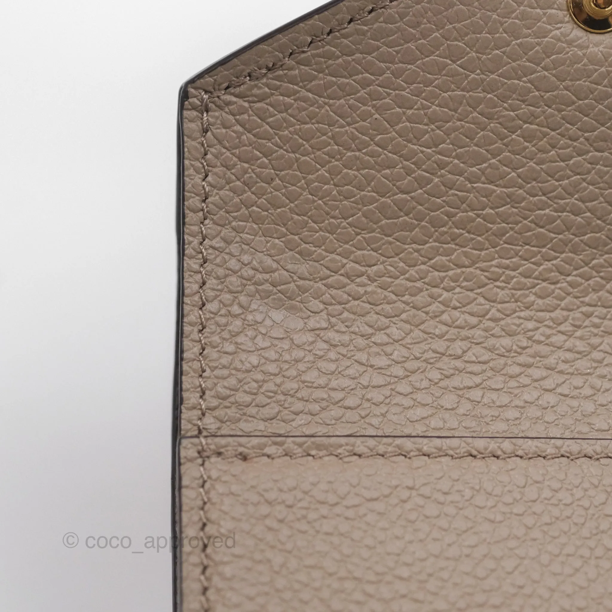 Louis Vuitton Zo Wallet Monogram Empreinte Leather Turtledove