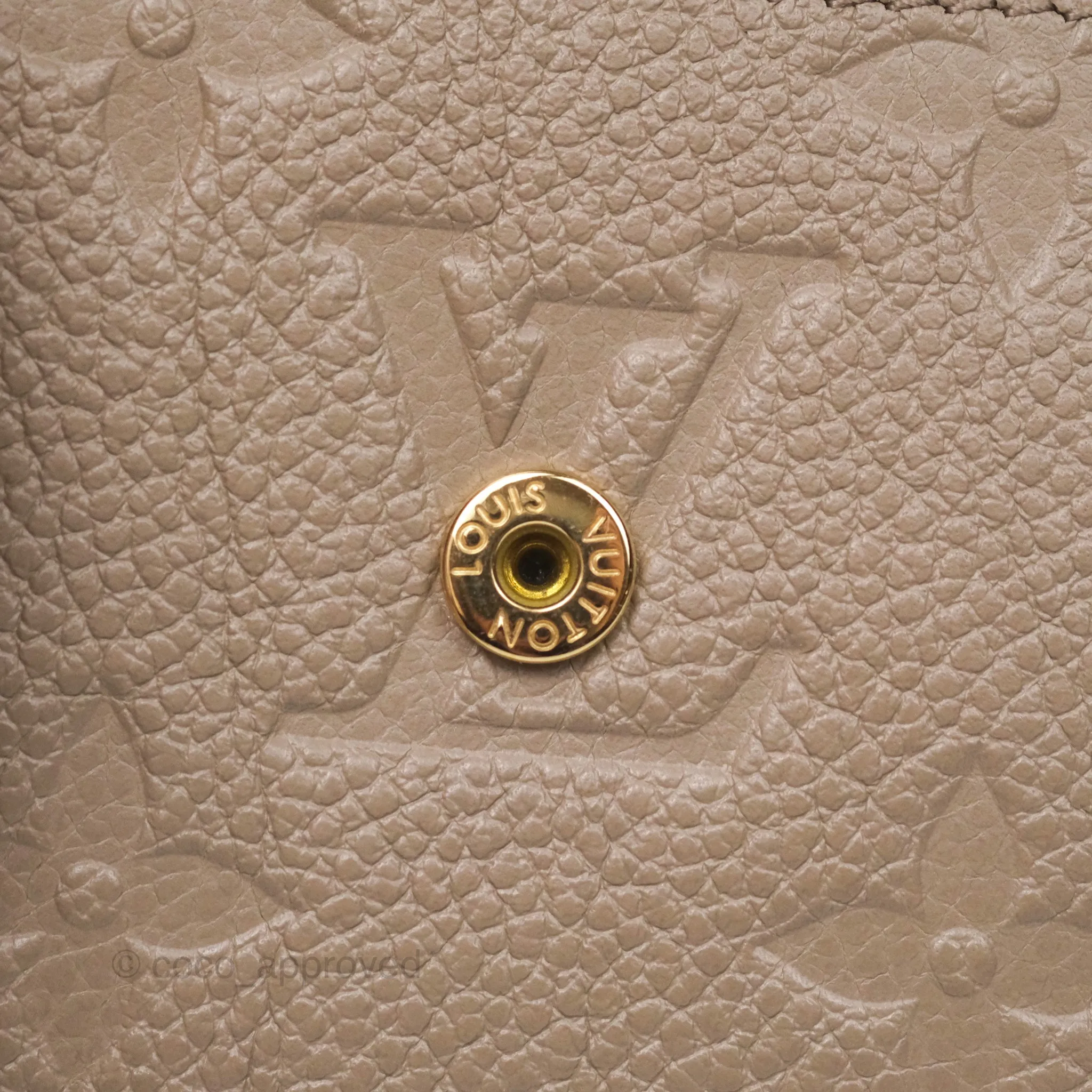 Louis Vuitton Zo Wallet Monogram Empreinte Leather Turtledove