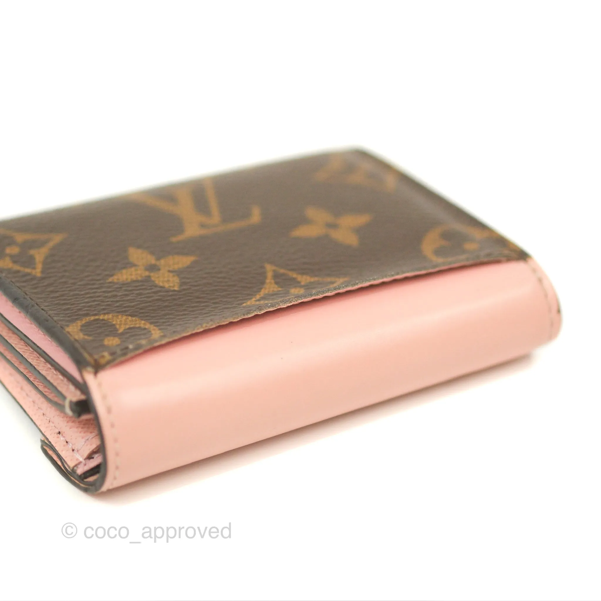 Louis Vuitton Zo Wallet Rose Monogram Canvas