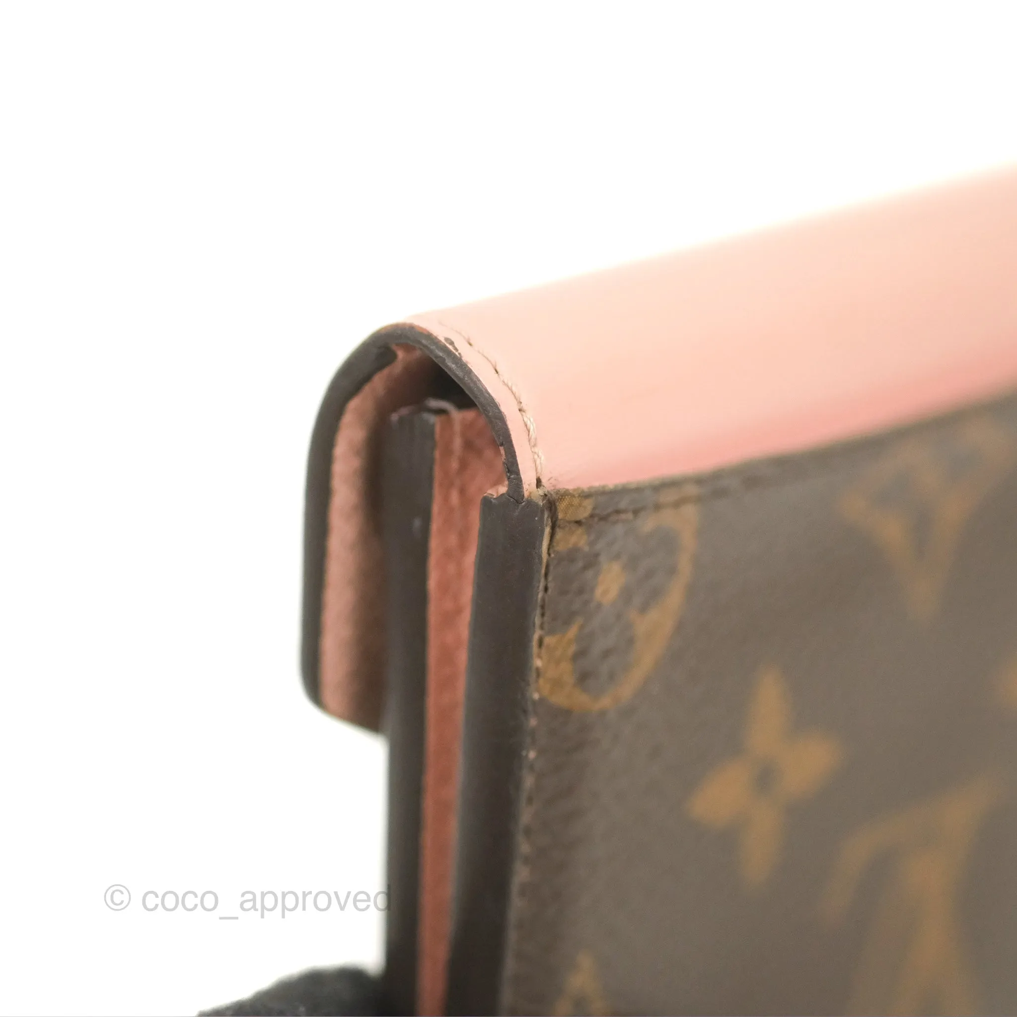 Louis Vuitton Zo Wallet Rose Monogram Canvas