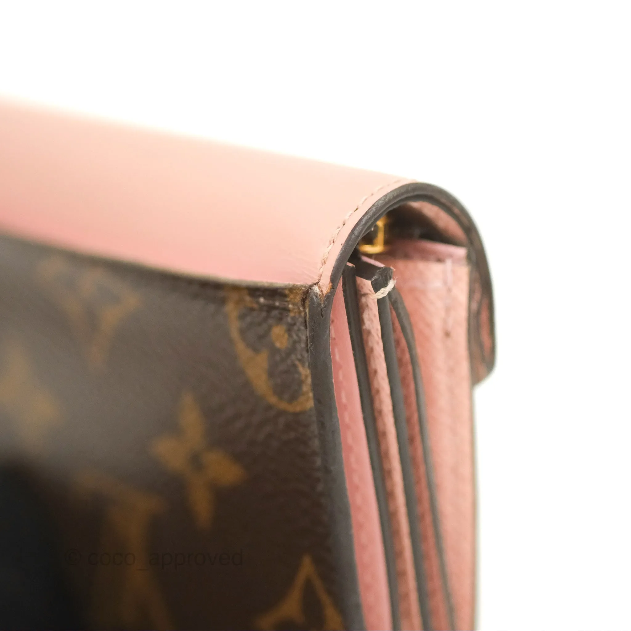 Louis Vuitton Zo Wallet Rose Monogram Canvas