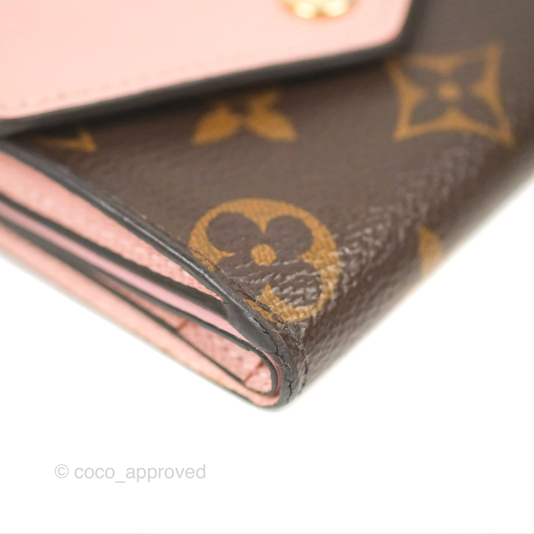 Louis Vuitton Zo Wallet Rose Monogram Canvas