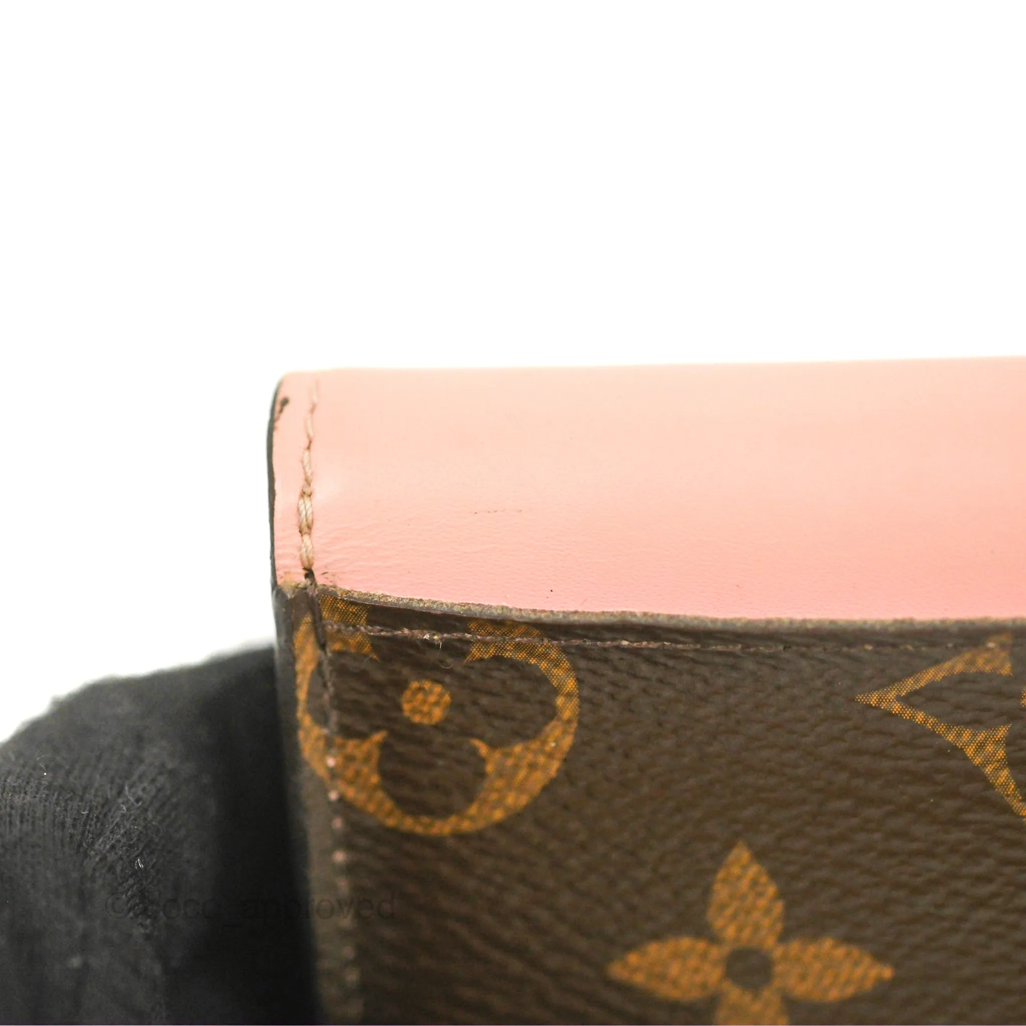 Louis Vuitton Zo Wallet Rose Monogram Canvas