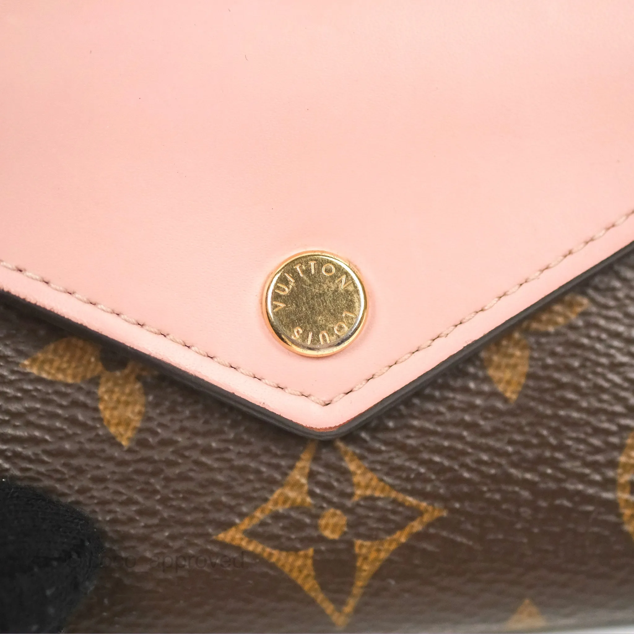 Louis Vuitton Zo Wallet Rose Monogram Canvas