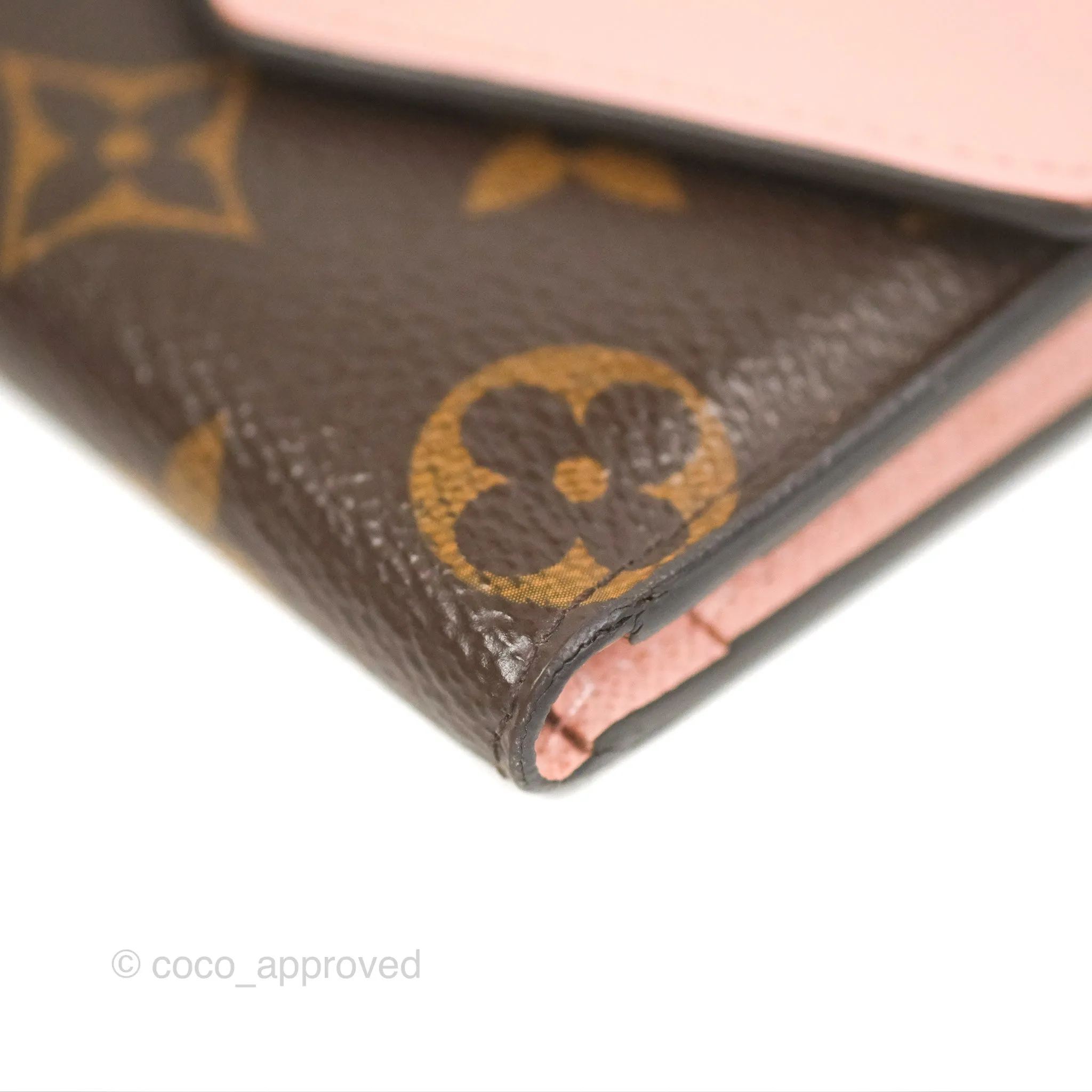 Louis Vuitton Zo Wallet Rose Monogram Canvas