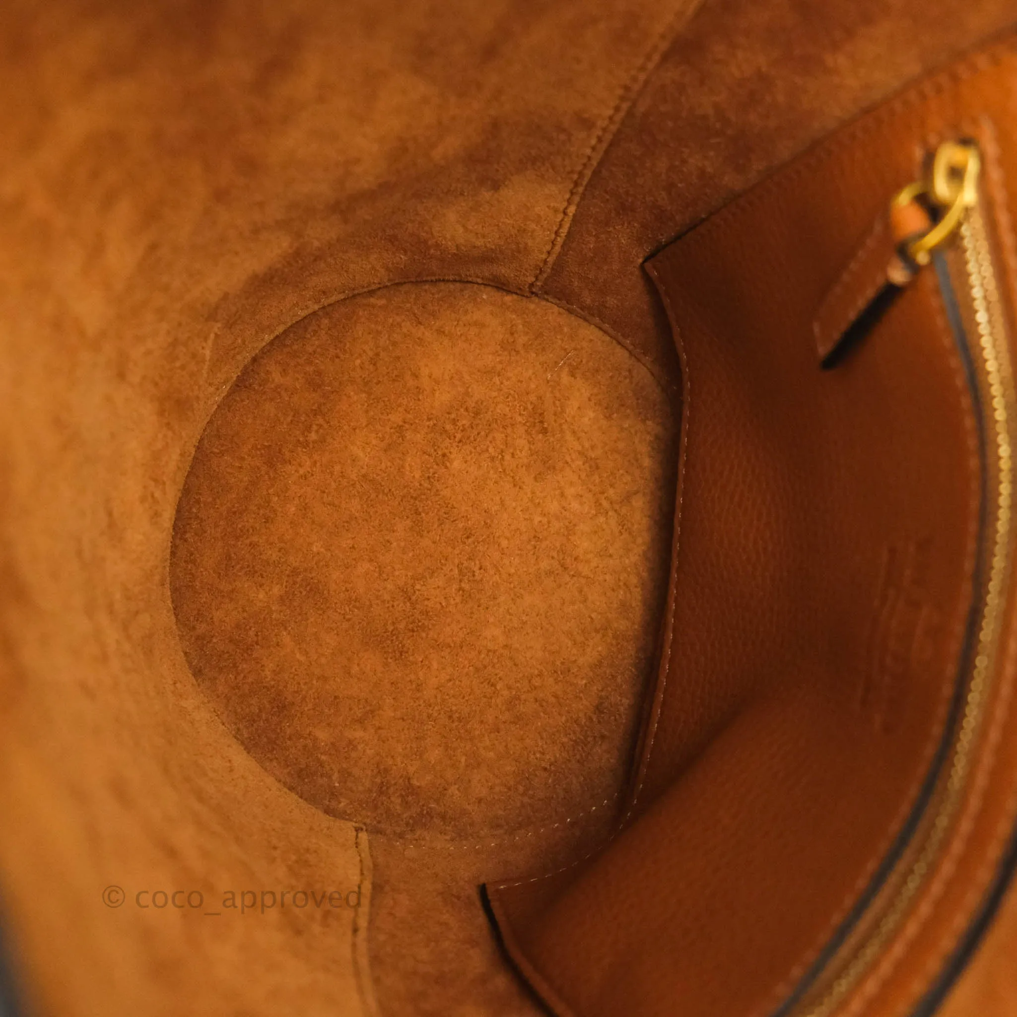 Valentino Bucket Bag Brown Grained Leather