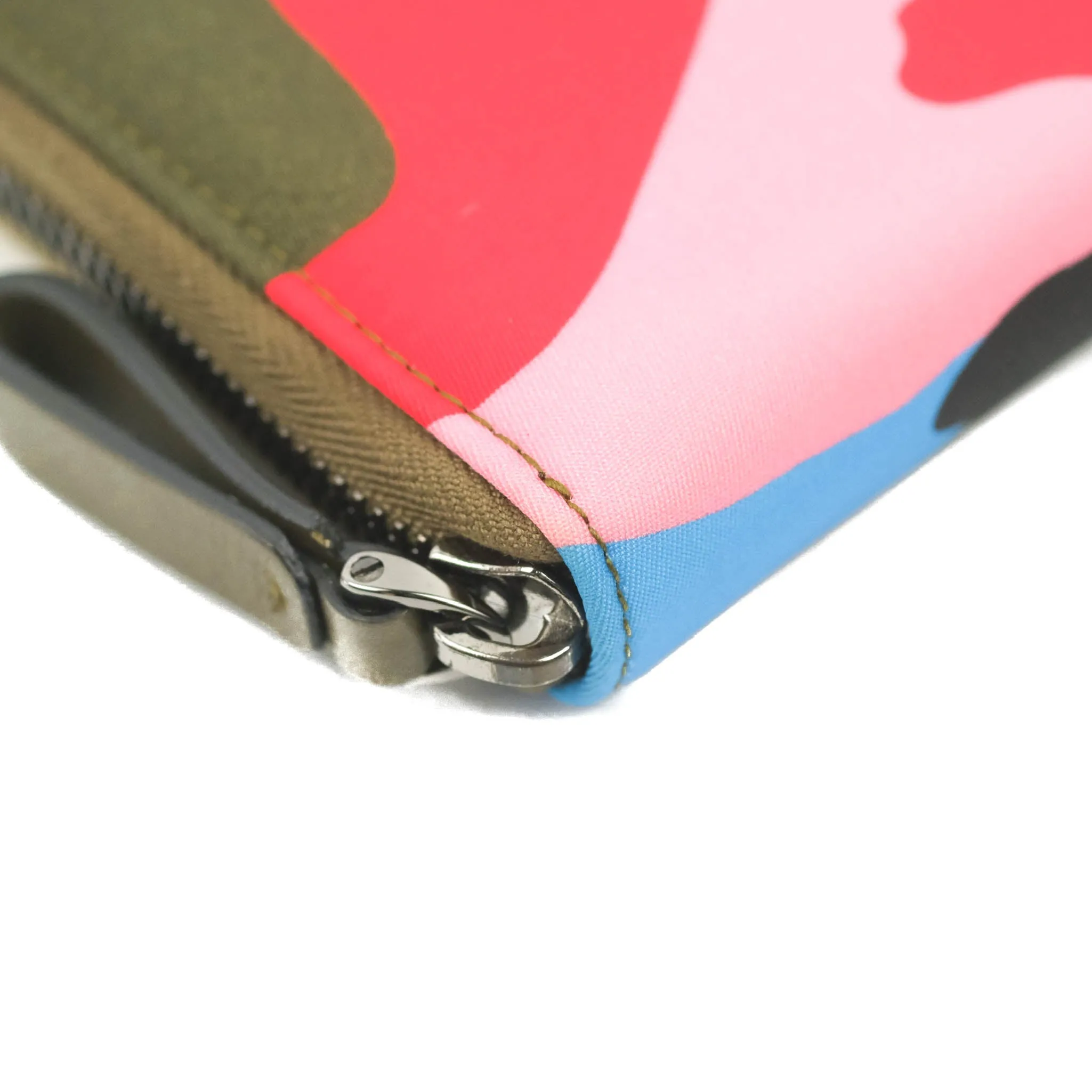 Valentino Camouflage Zip Wallet