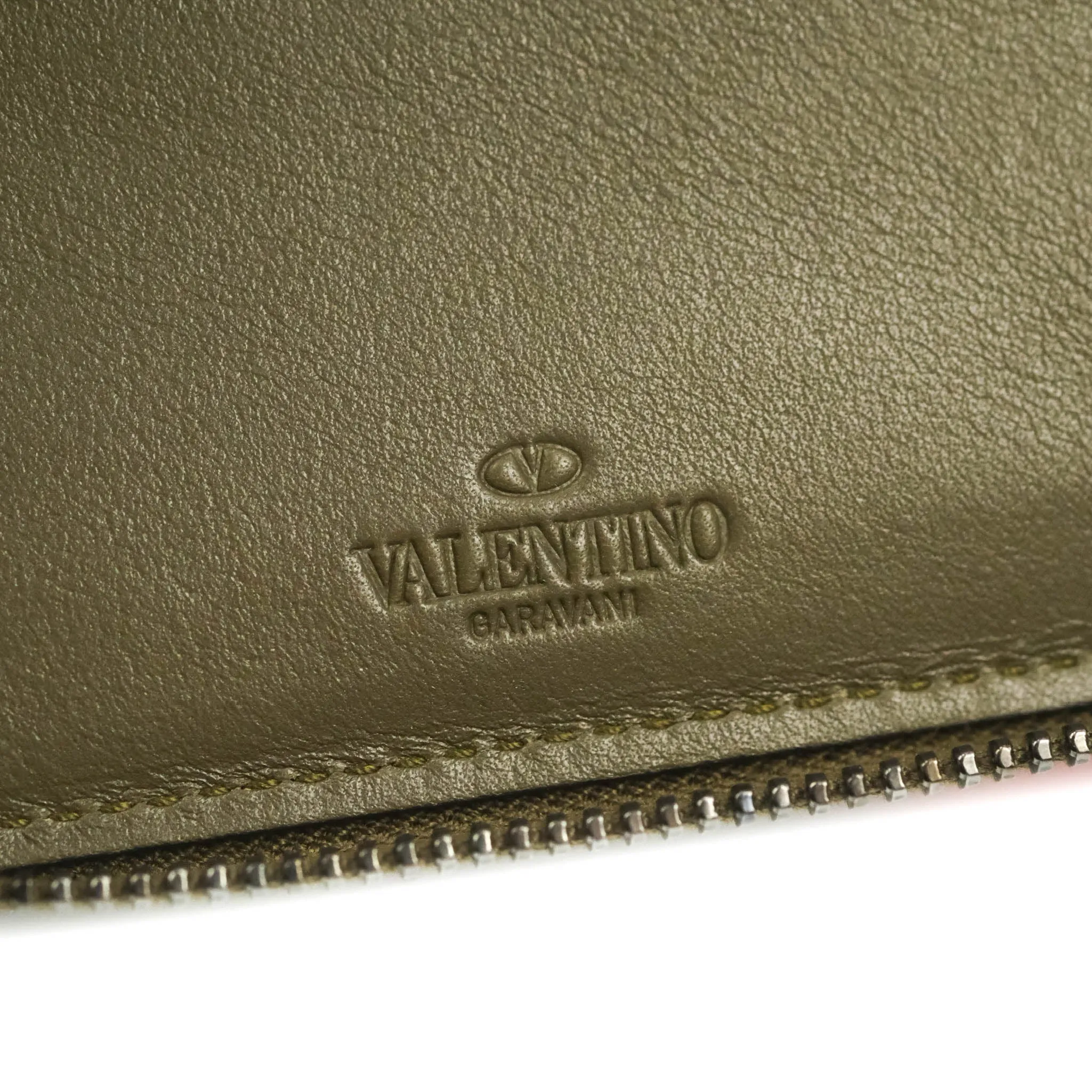 Valentino Camouflage Zip Wallet