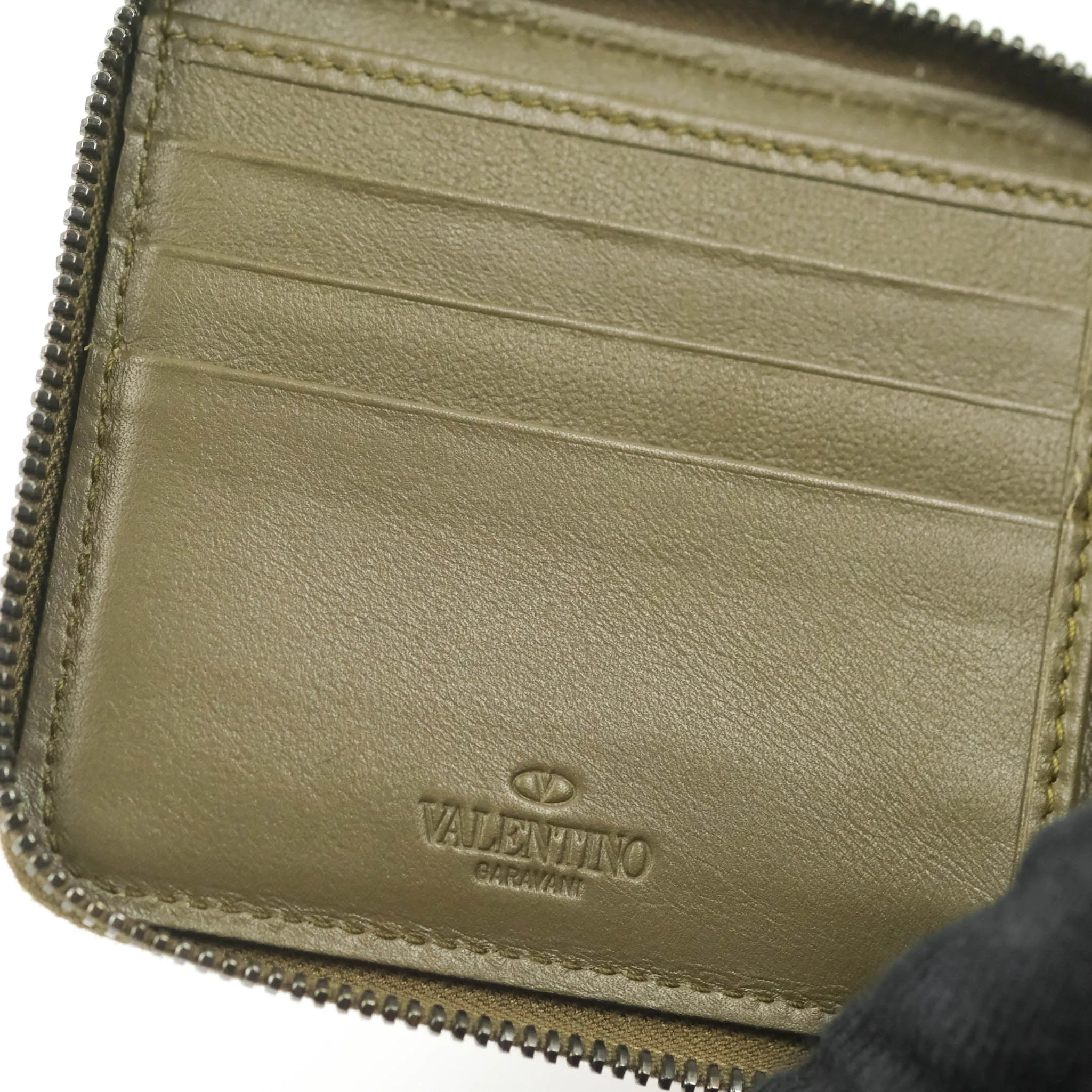 Valentino Camouflage Zip Wallet