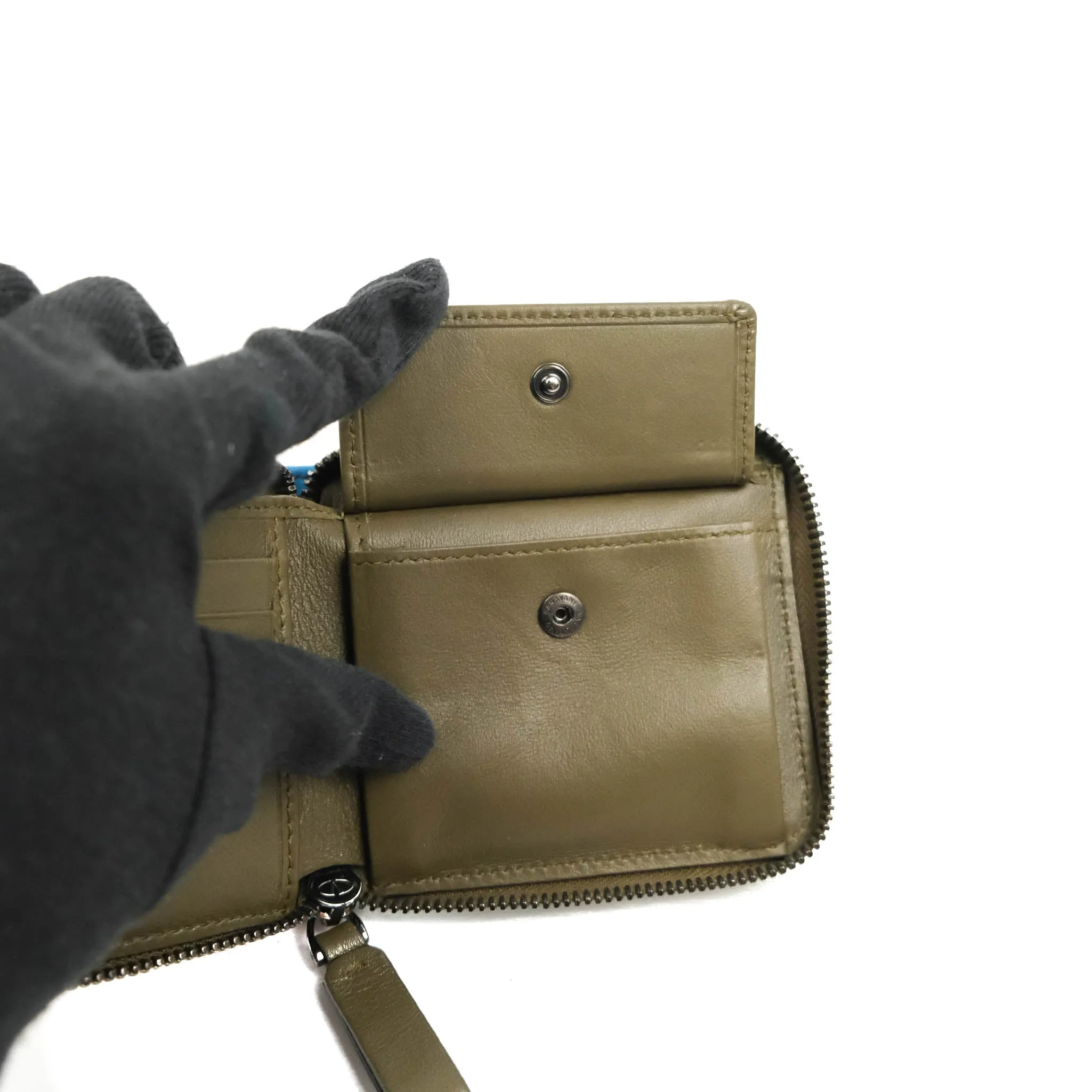 Valentino Camouflage Zip Wallet