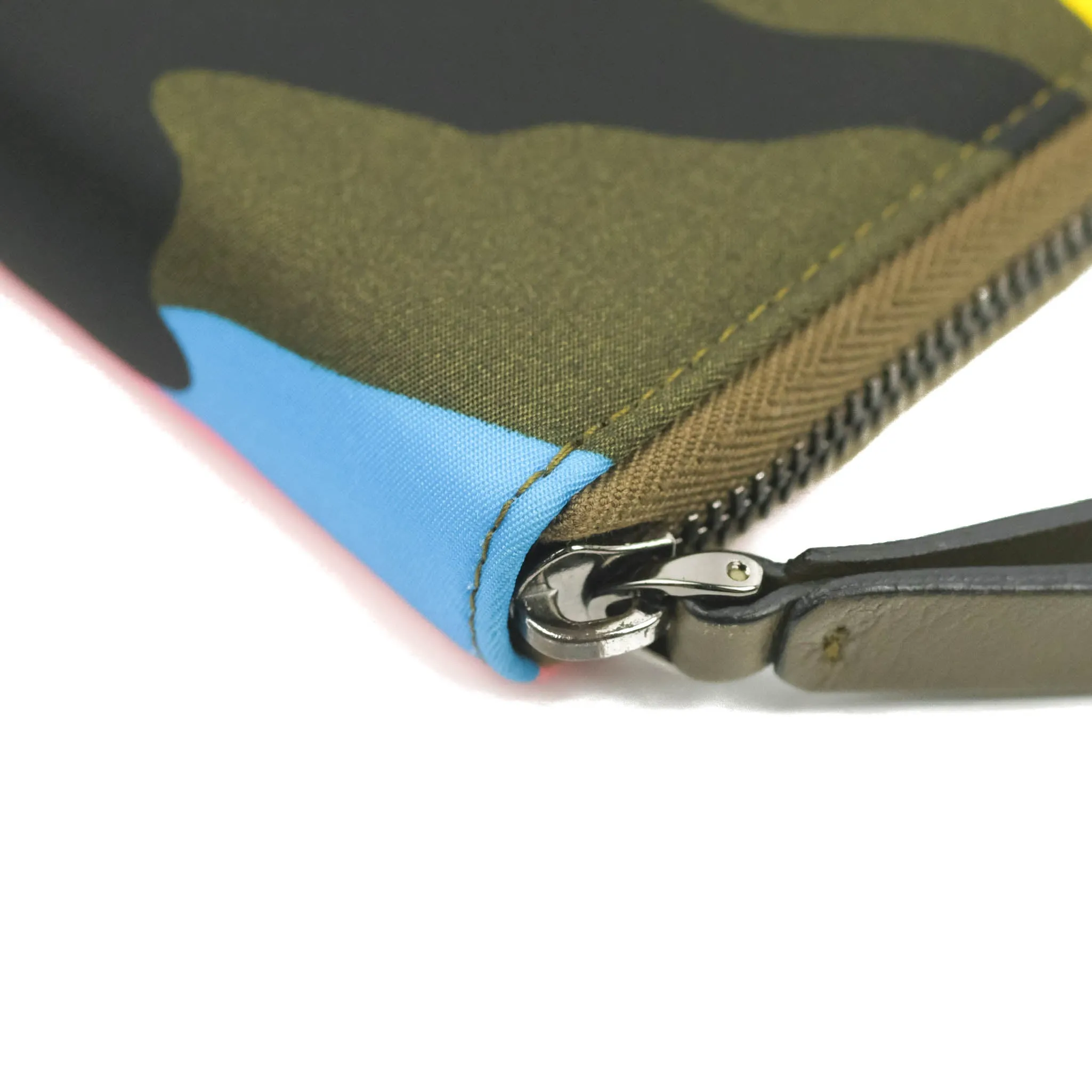 Valentino Camouflage Zip Wallet