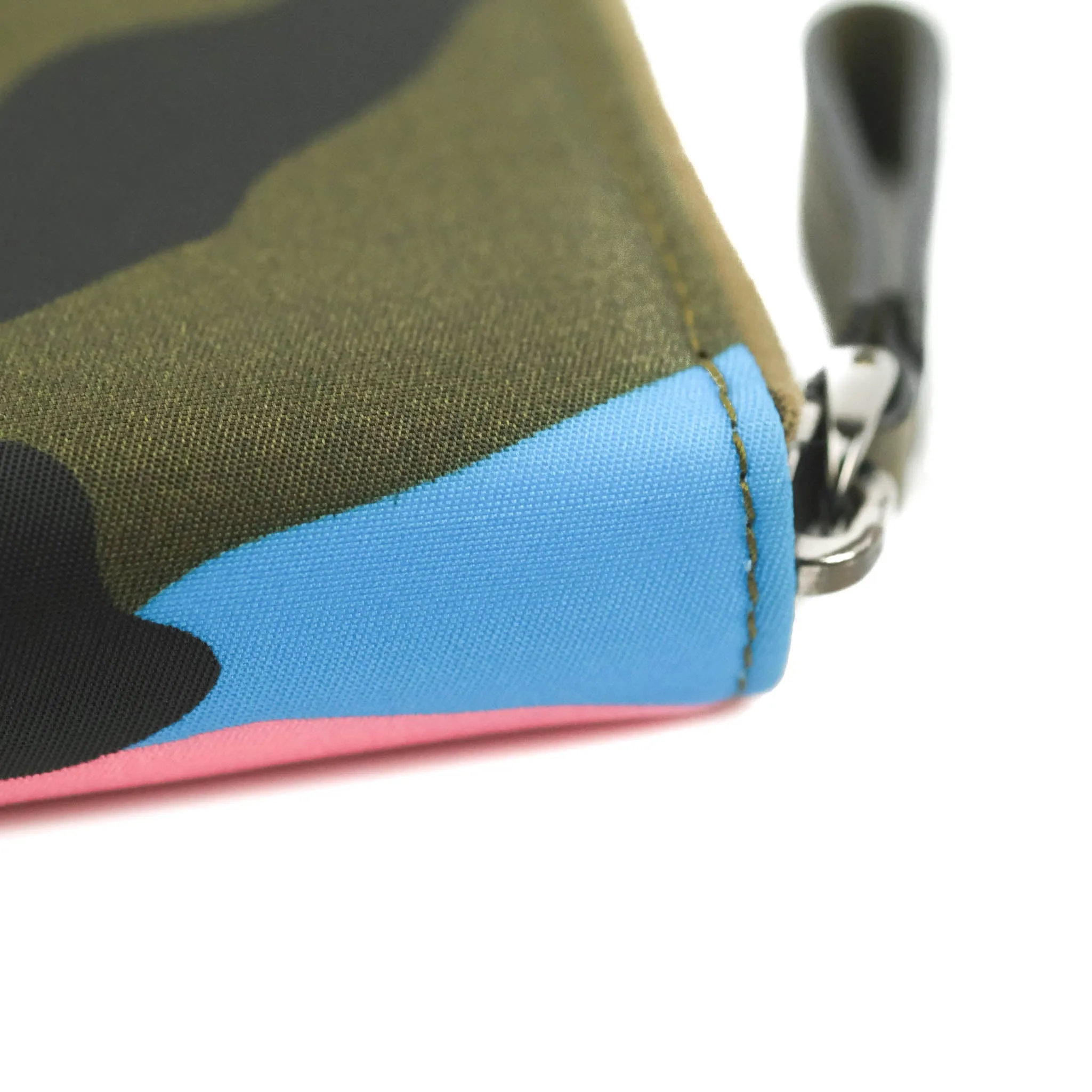 Valentino Camouflage Zip Wallet