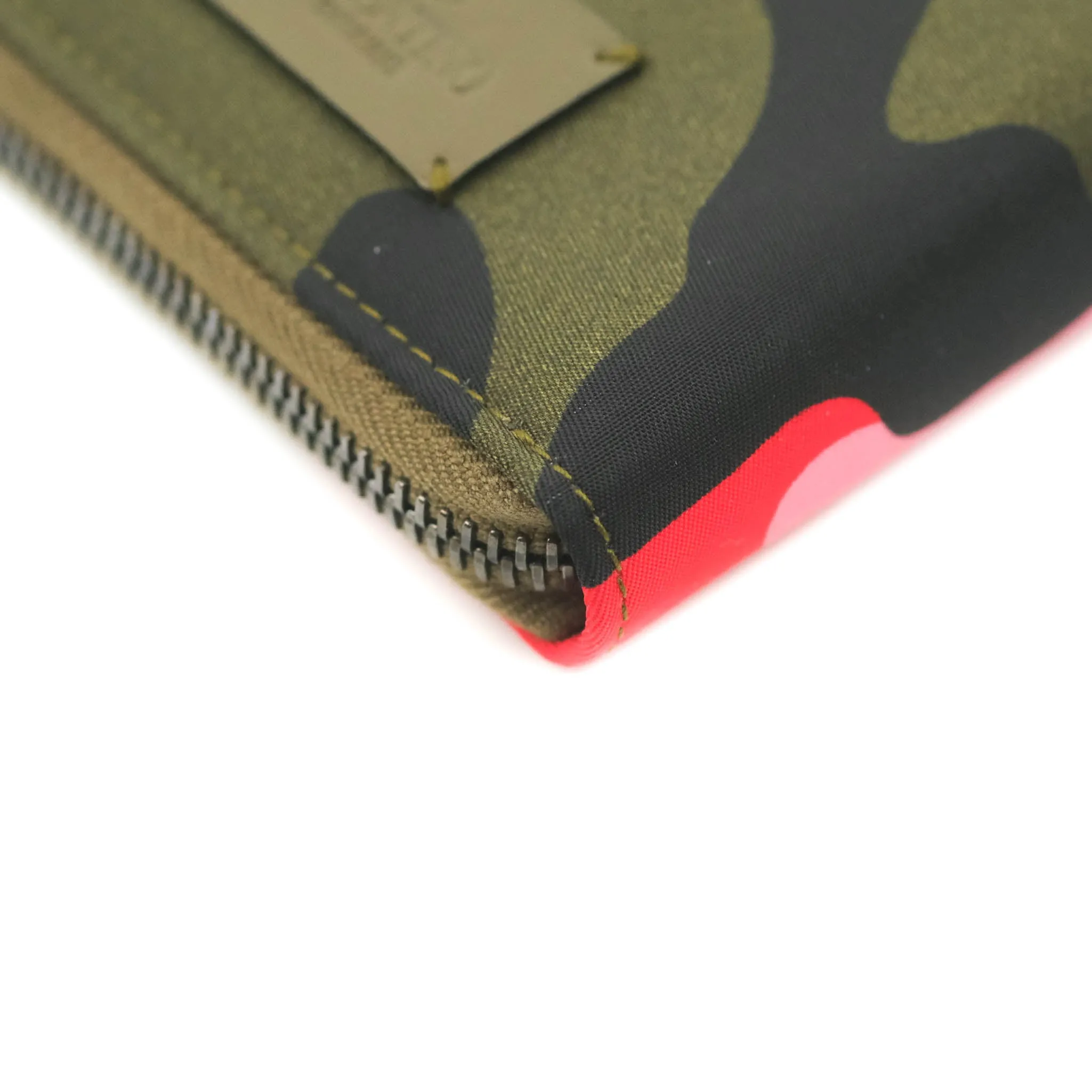 Valentino Camouflage Zip Wallet