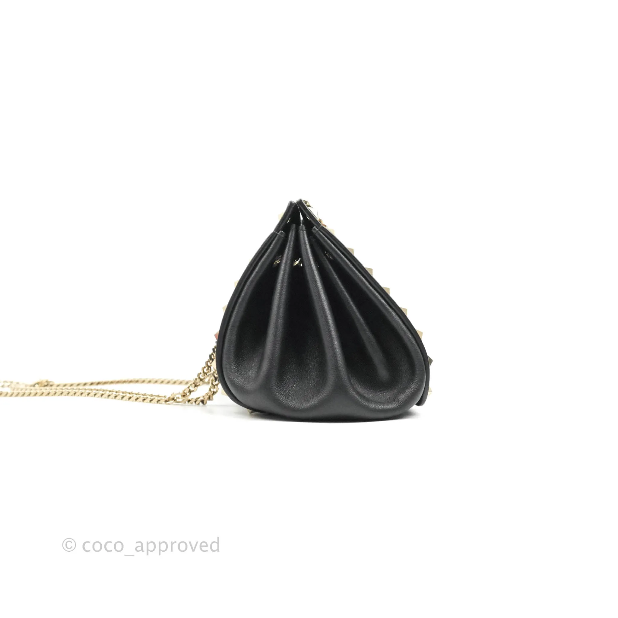 Valentino Garavani Mini Rockstud Shoulder Bag Black