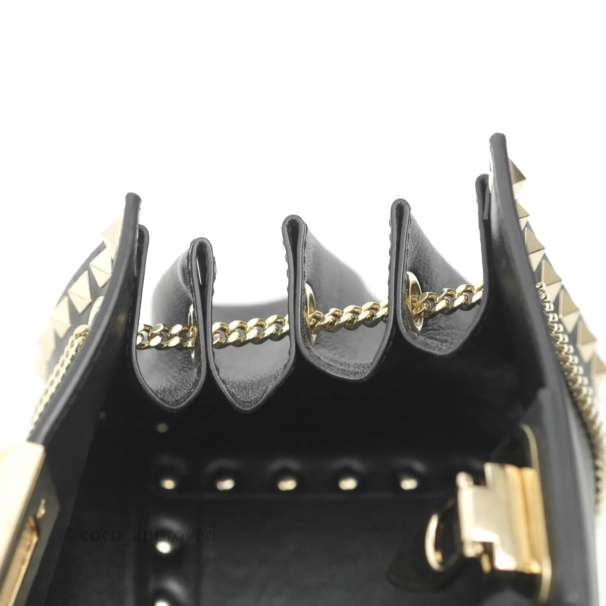 Valentino Garavani Mini Rockstud Shoulder Bag Black