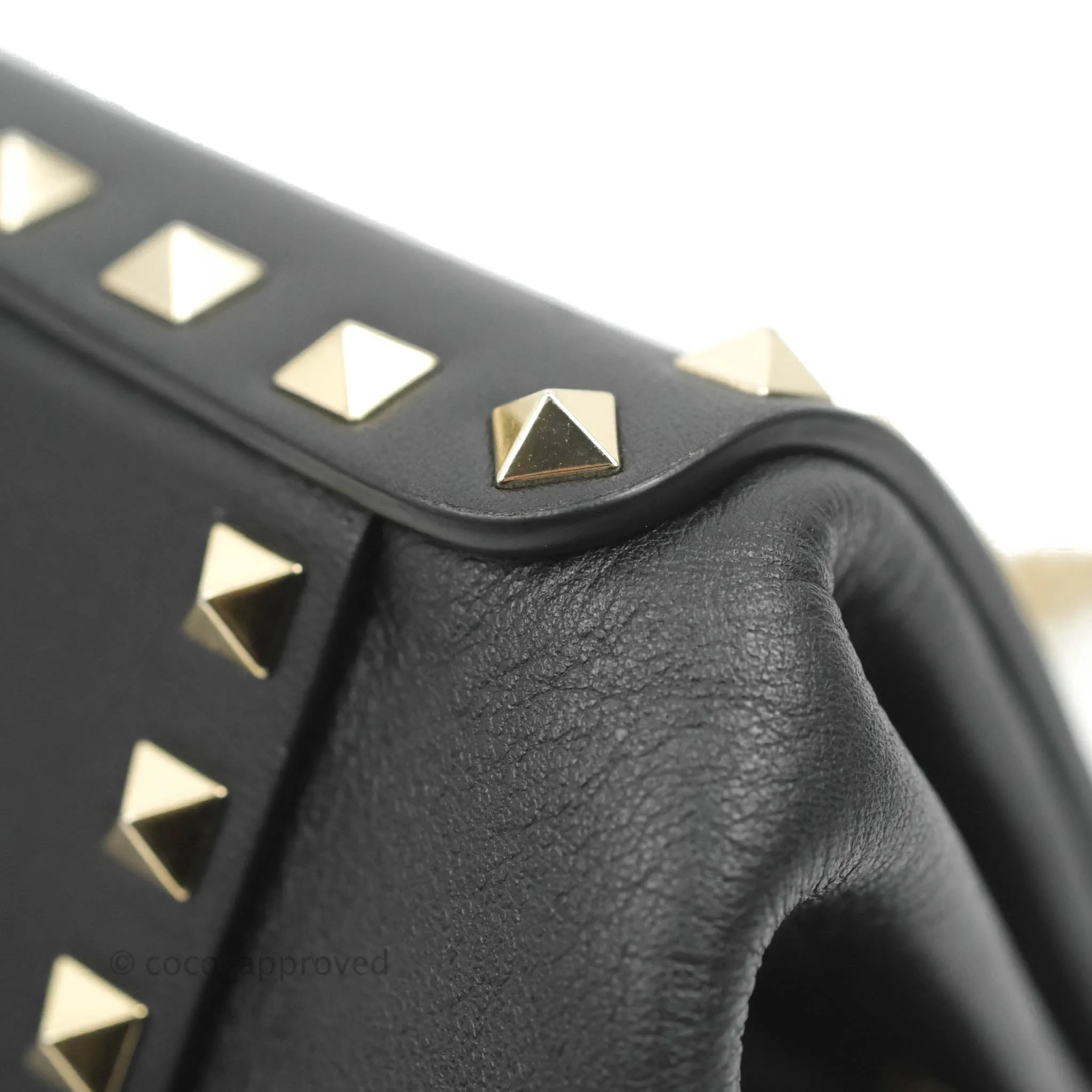 Valentino Garavani Mini Rockstud Shoulder Bag Black