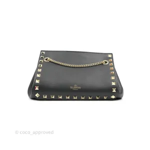 Valentino Garavani Mini Rockstud Shoulder Bag Black
