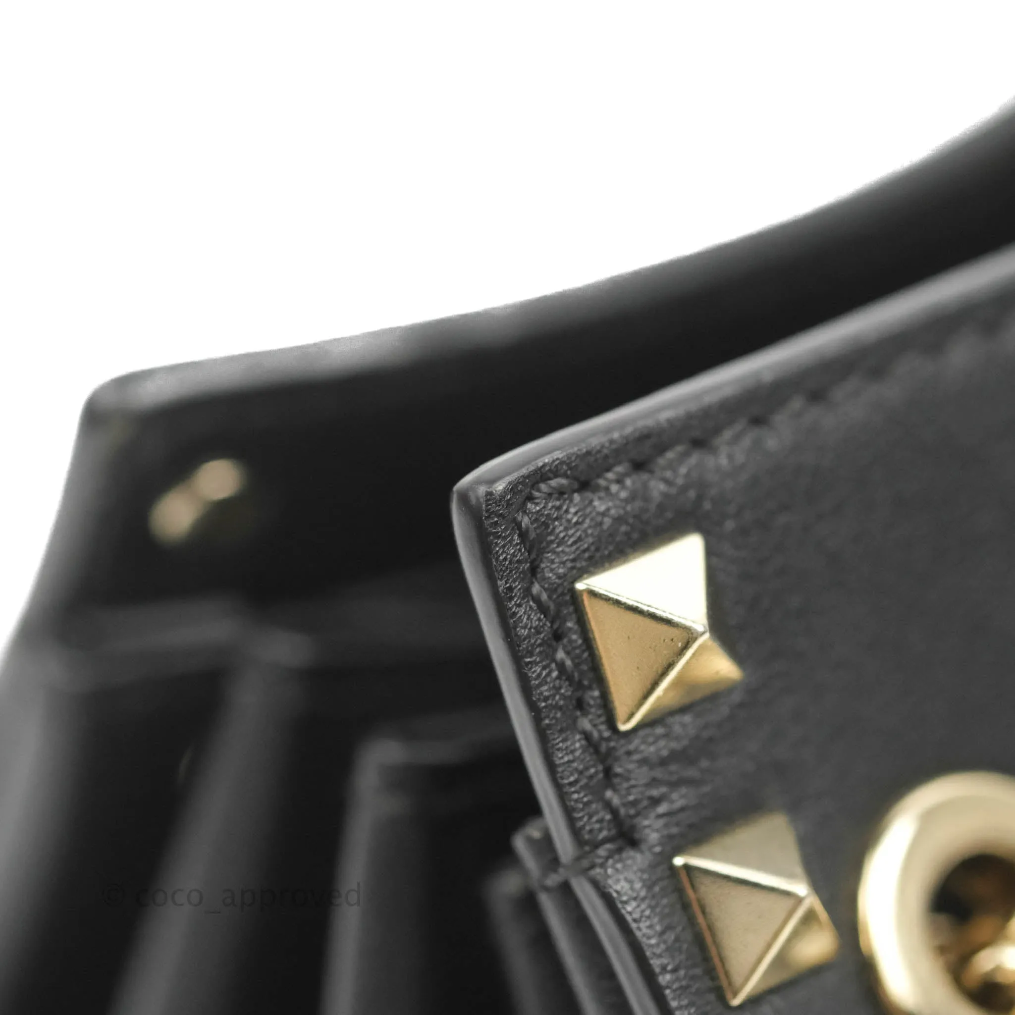 Valentino Garavani Mini Rockstud Shoulder Bag Black