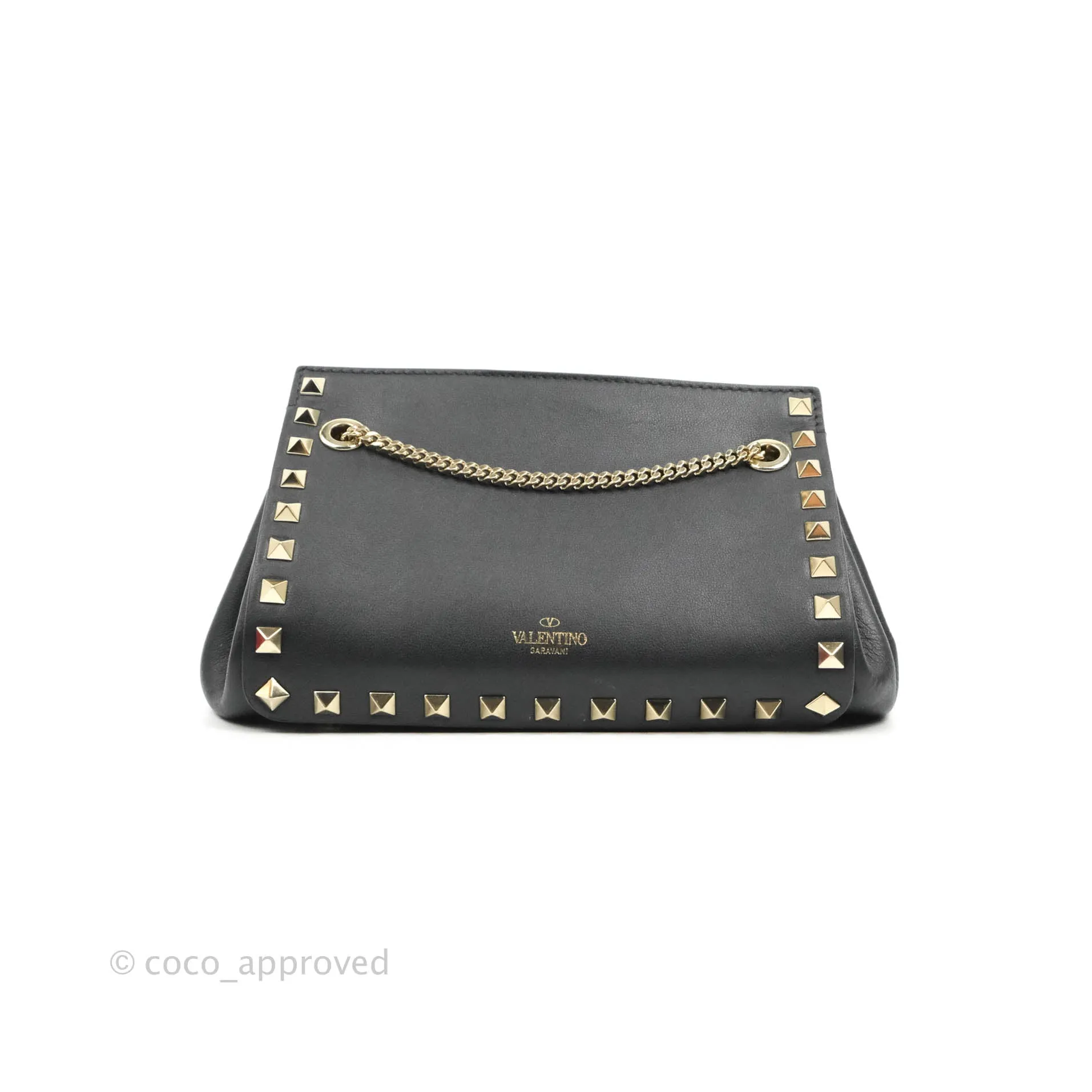 Valentino Garavani Mini Rockstud Shoulder Bag Black
