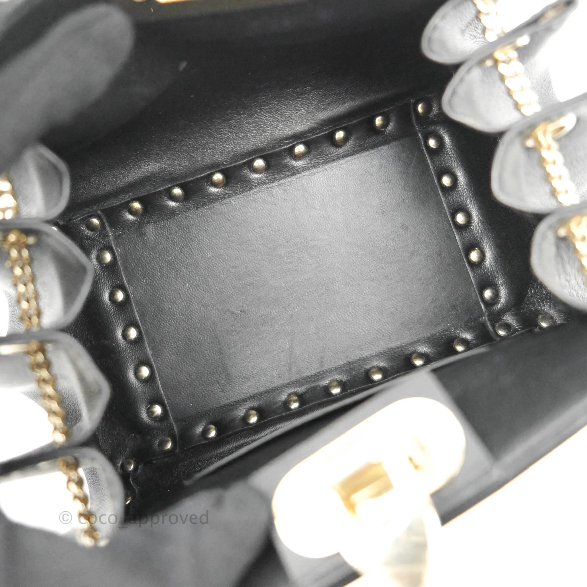 Valentino Garavani Mini Rockstud Shoulder Bag Black